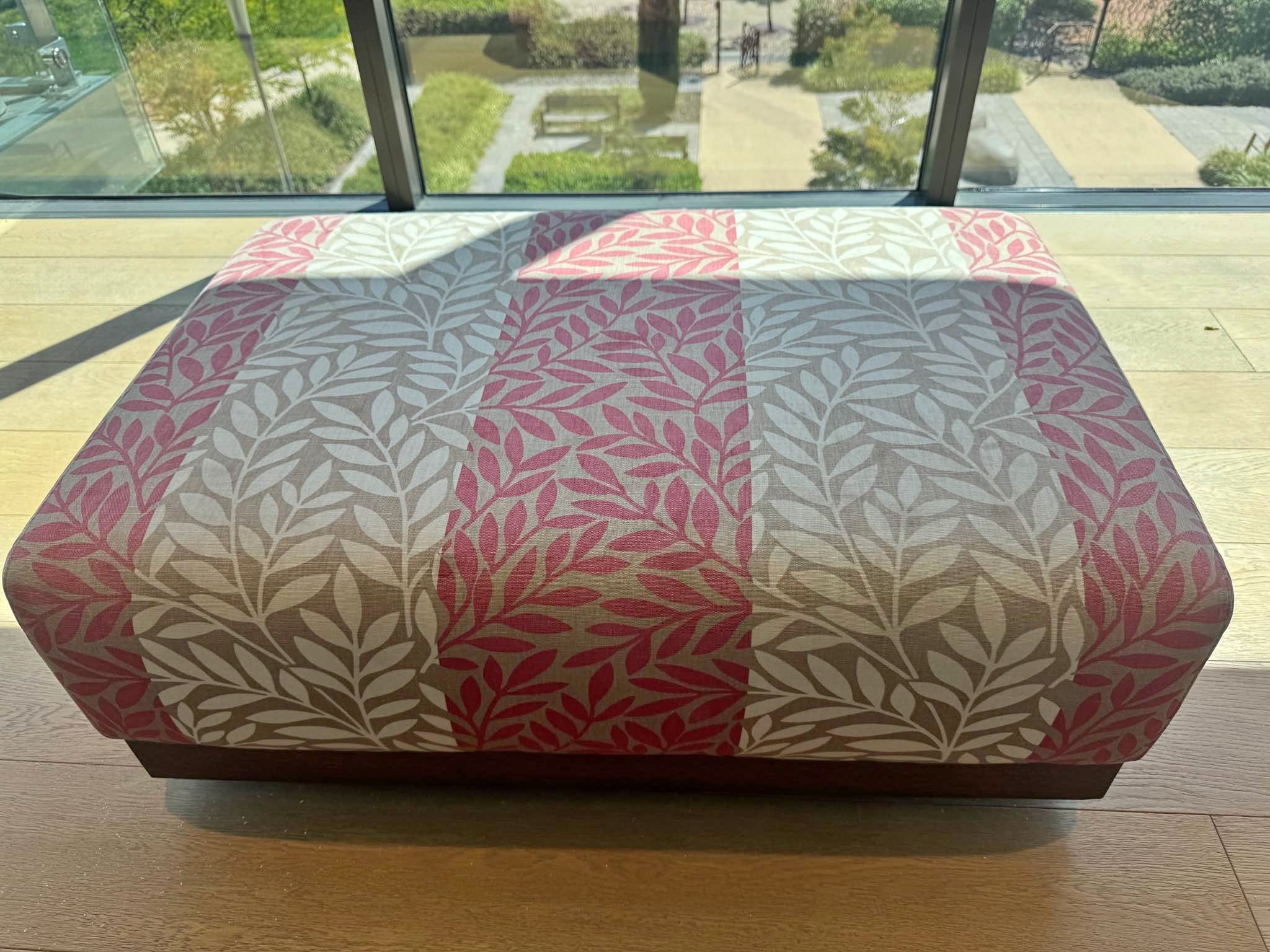 Jimmy Possum Ottoman / Footstool – Solid Timber Base – Great Condition ...