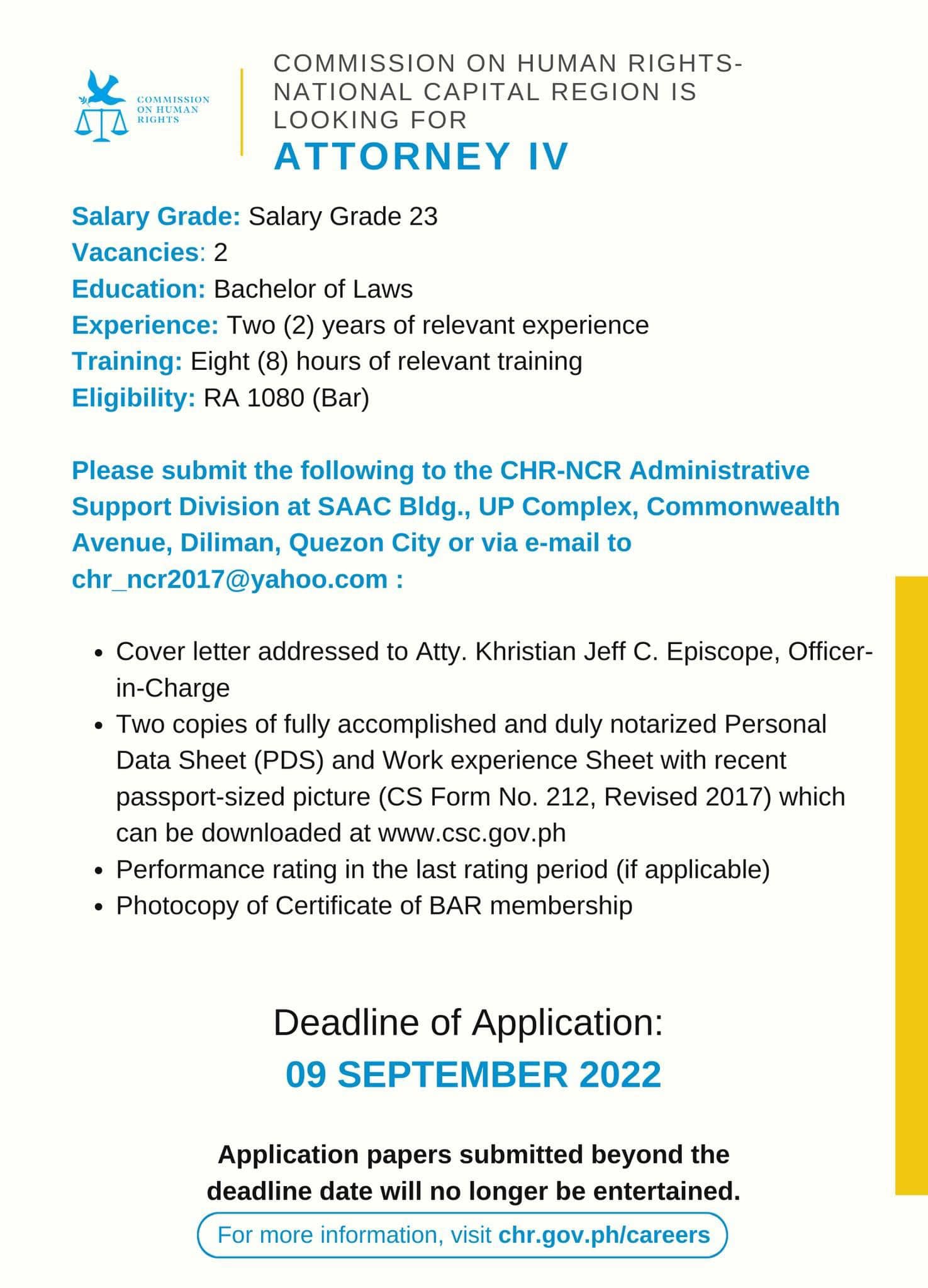 LEXplore - [EMPLOYMENT OPPORTUNITY] #MayOpeningBaDiyan? Meron! The ...