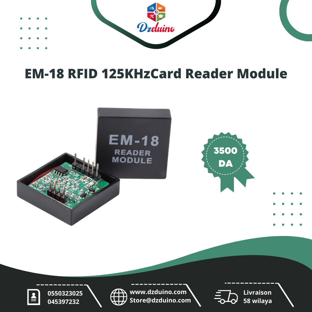 🛎Module EM-18 RFID Lecteur de Carte... - Dzduino Electronics | Facebook