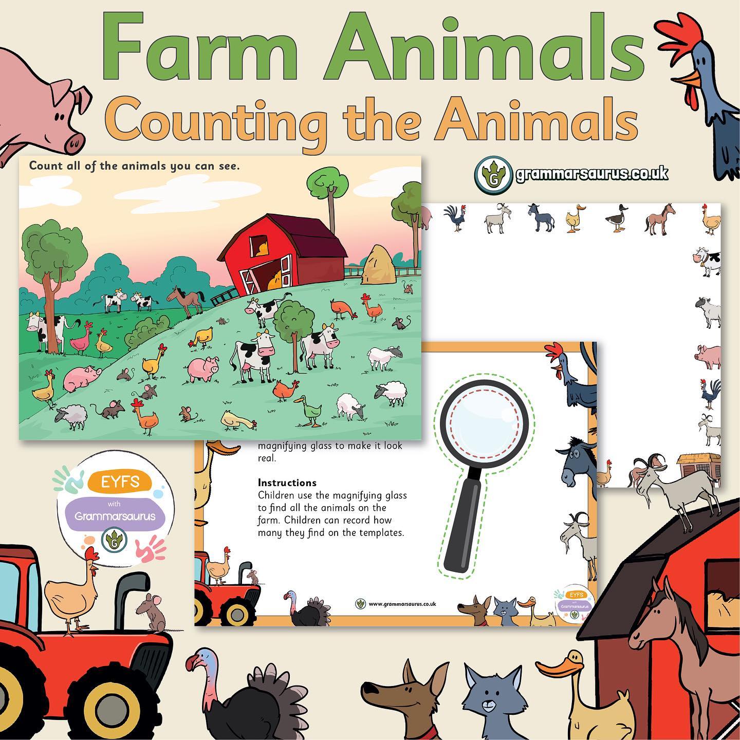 Grammarsaurus - Our farm animals range for EYFS is nearly... | Facebook