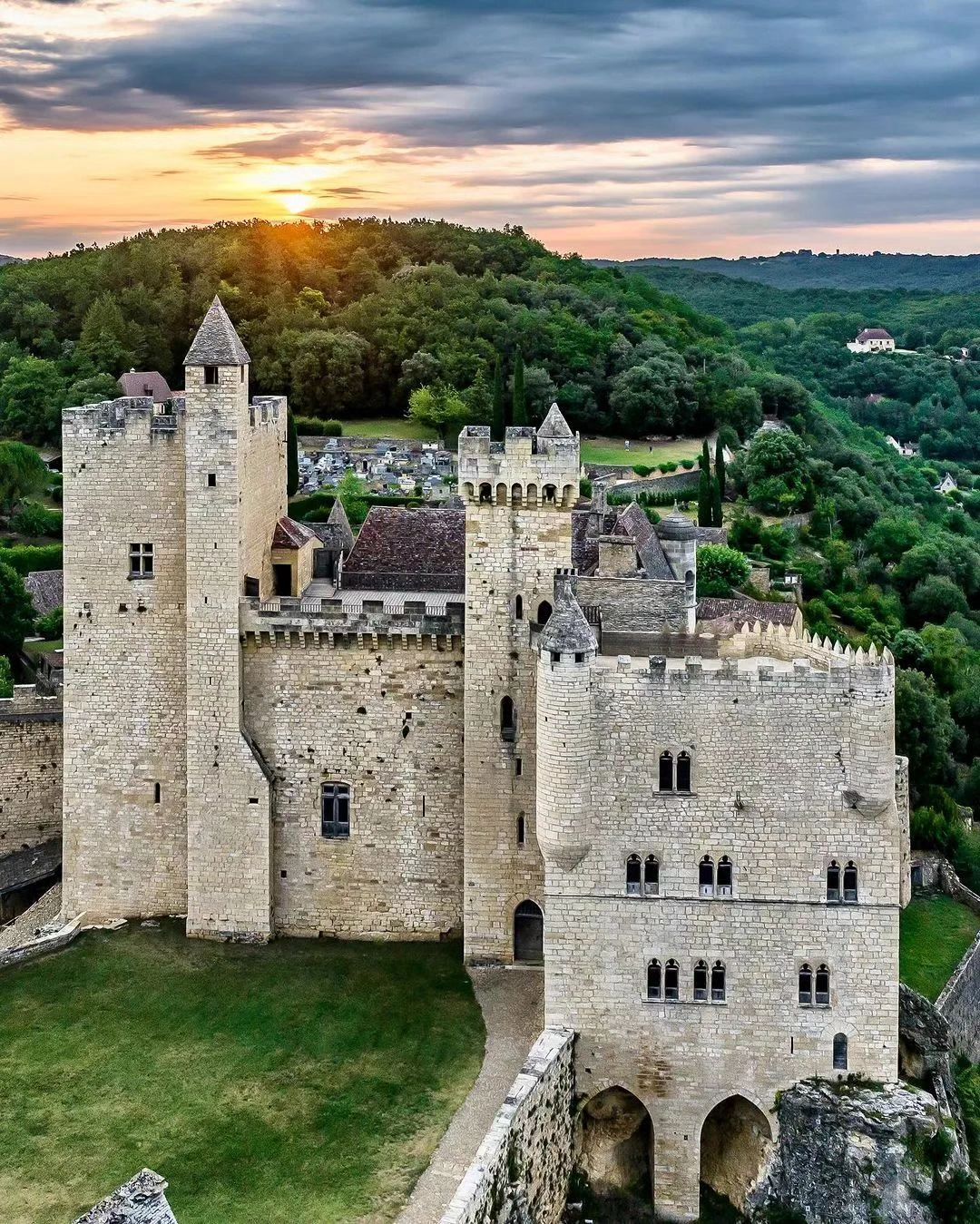 Chateau de Marzac in southwestern France