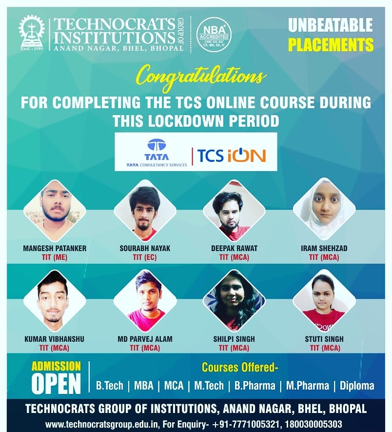 TIT Technocrats - Congratulations💐 to the students of... | Facebook
