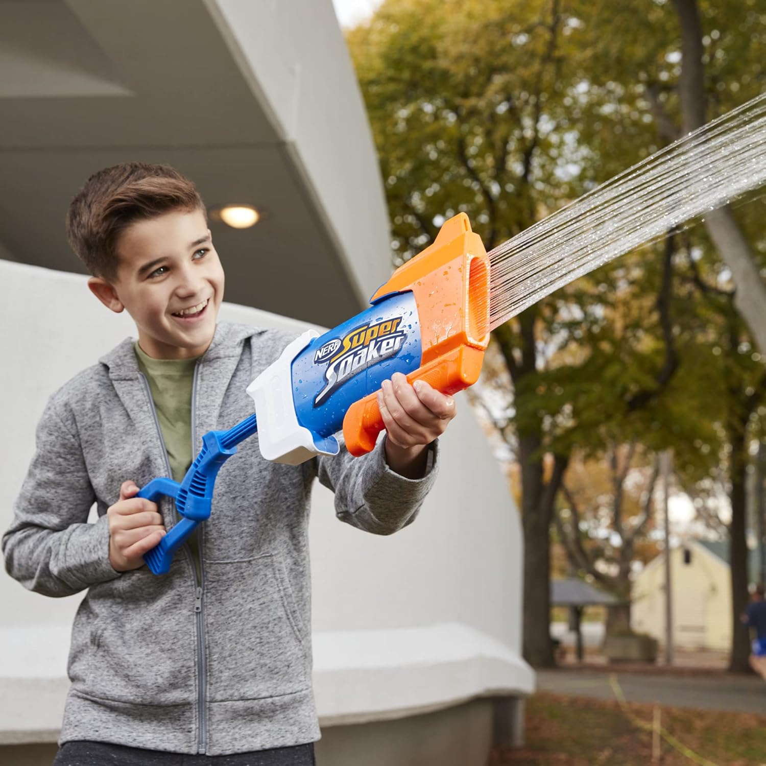 Pistolet à Eau électrique Enfants, Pistolet à Eau Automatique avec Aspiration Automatique, Portée de 6-8 m, Longue autonomie - Jeux - Jouets
