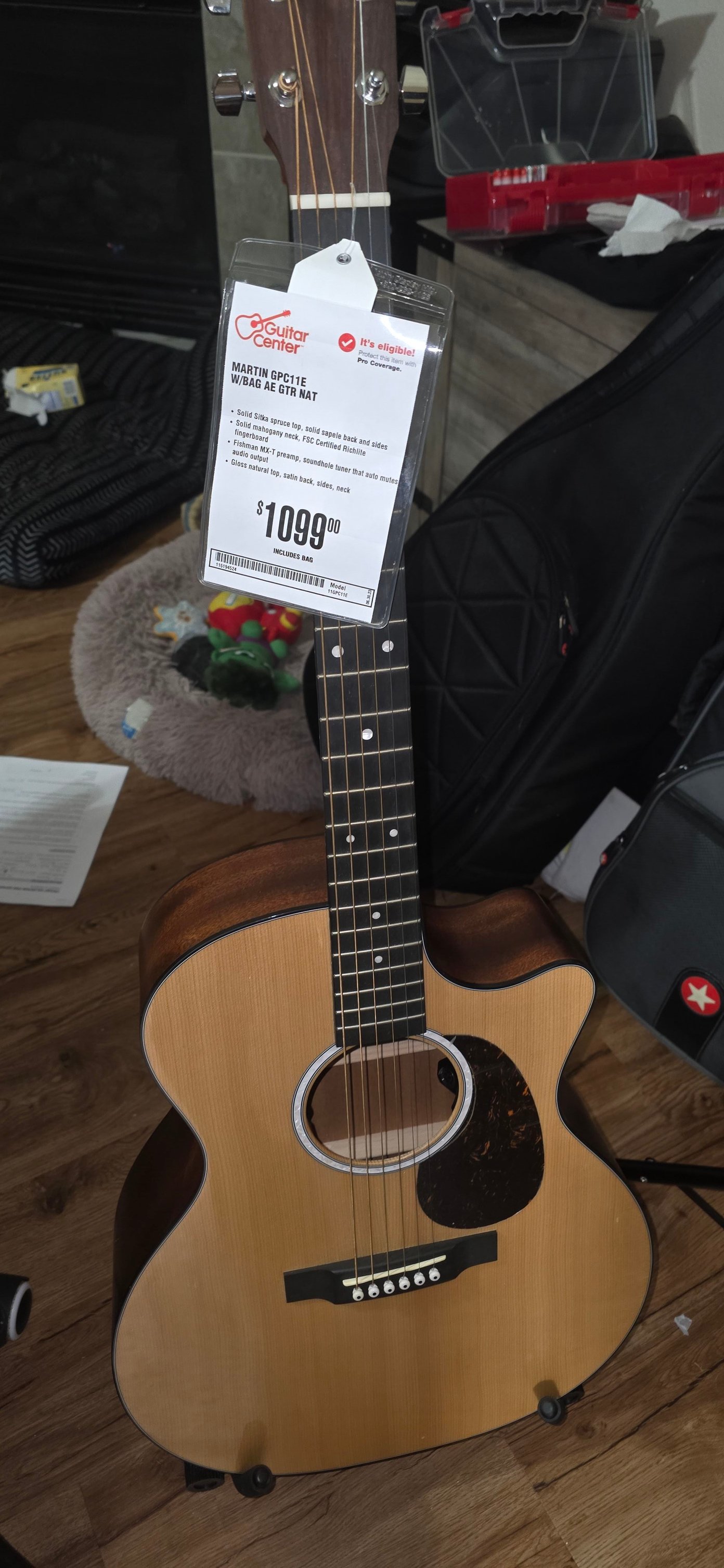 How can I improve the tone of my new Martin guitar?