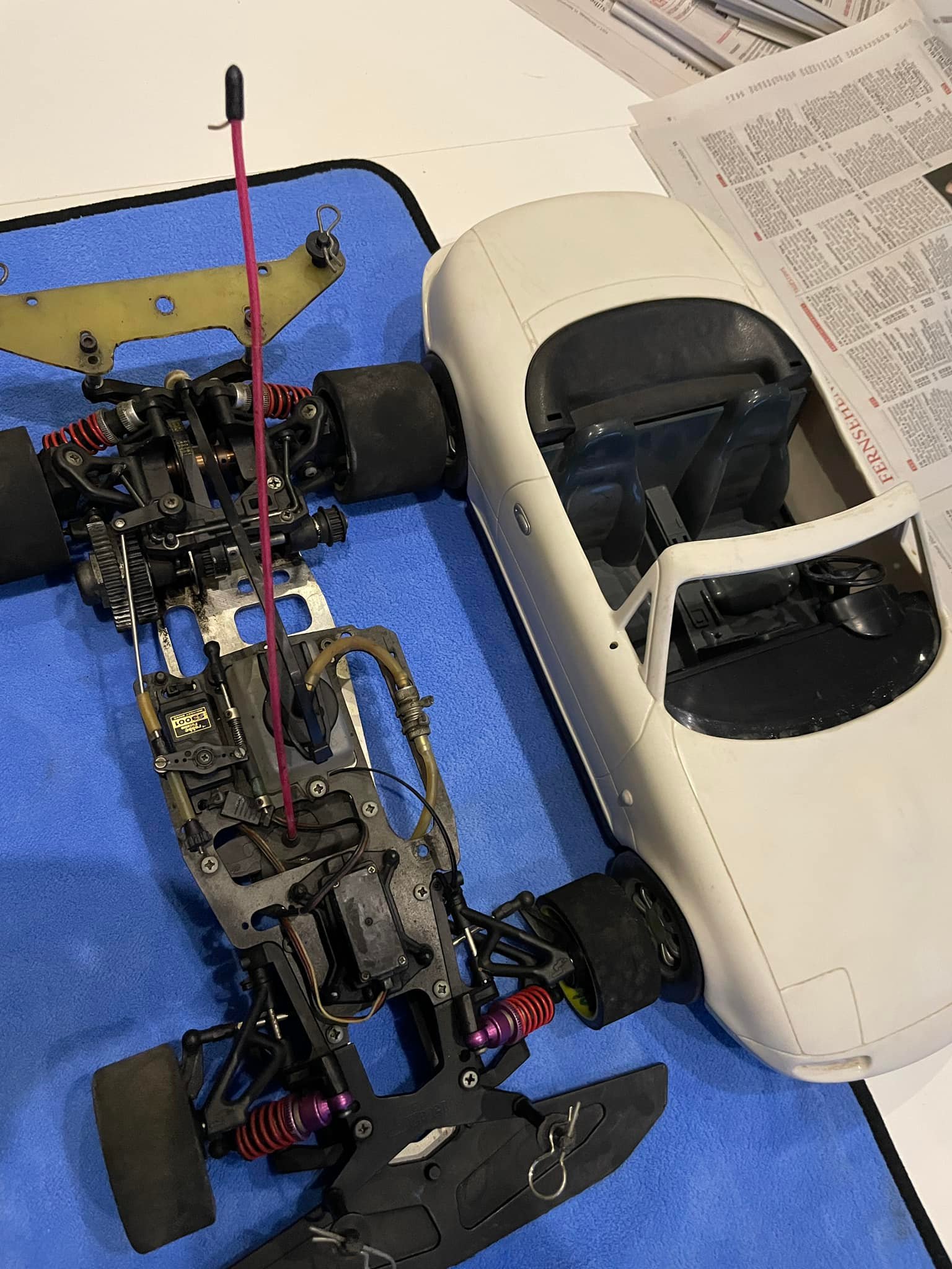 Vintage Serpent Impact M2 RC car still in box