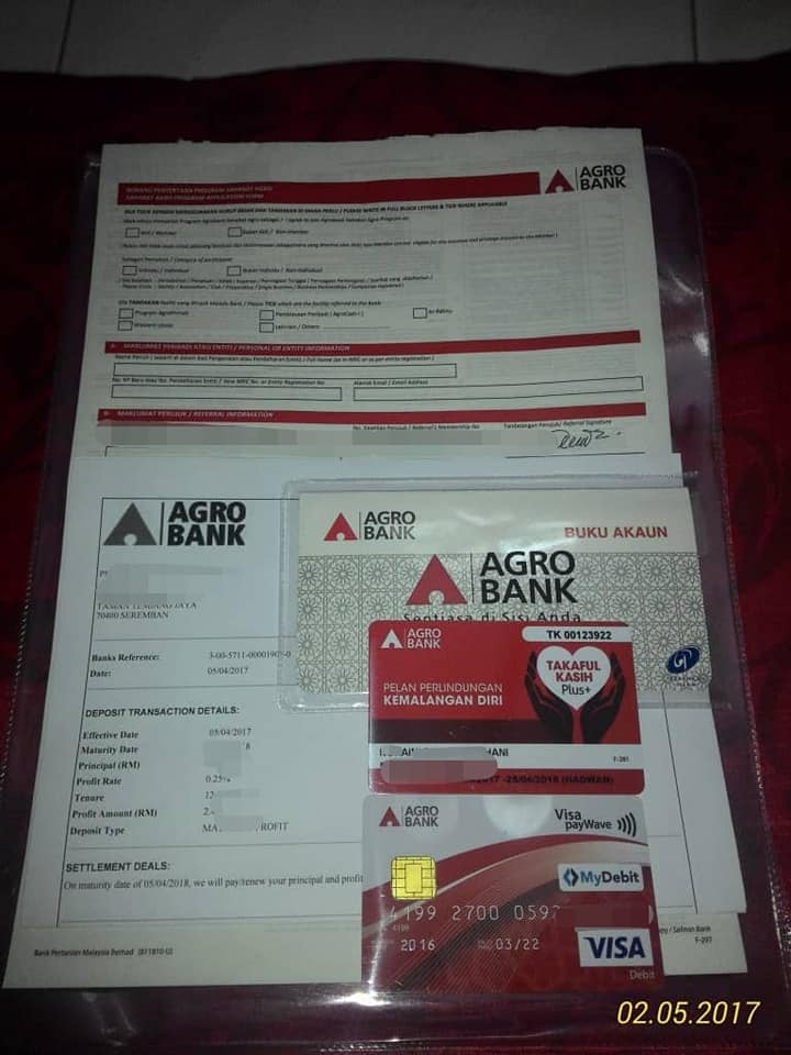 Berikut Adalah Contoh Sijil Simpanan Sahabat Agro Bank Facebook