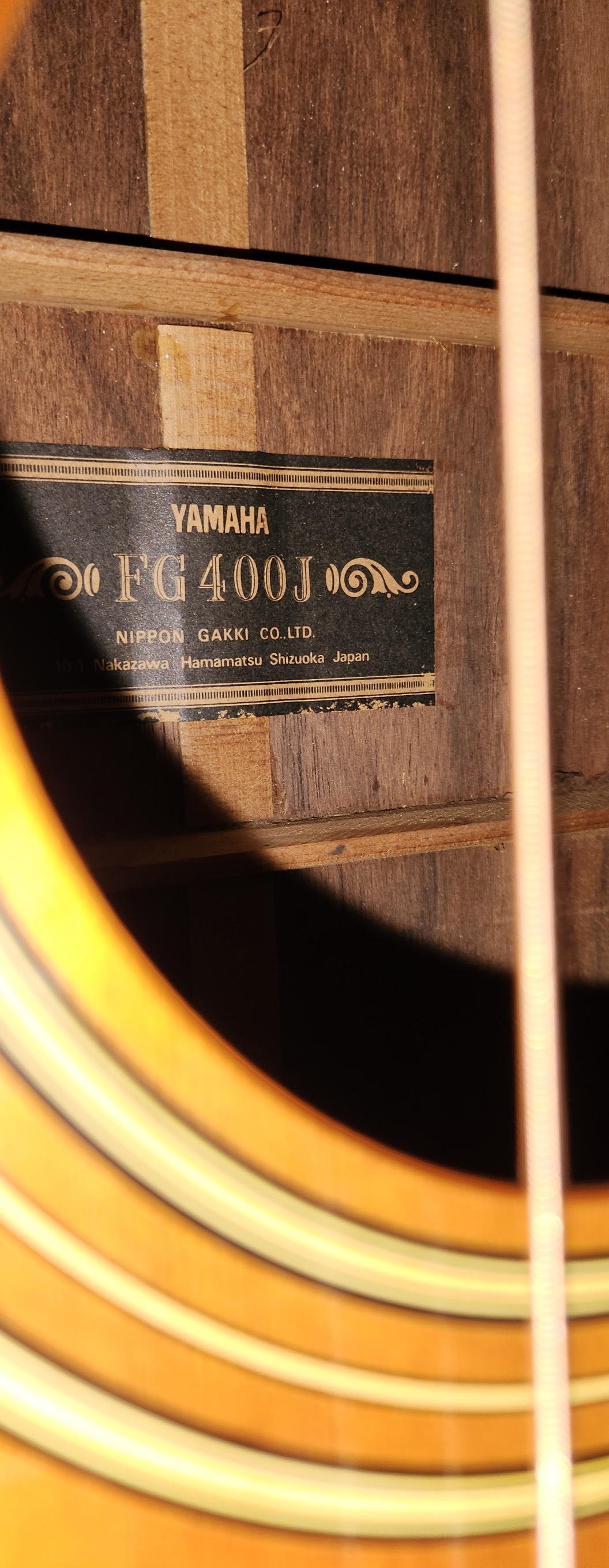 1974 Yamaha FG-400J with rosewood arrives after 11-day wait