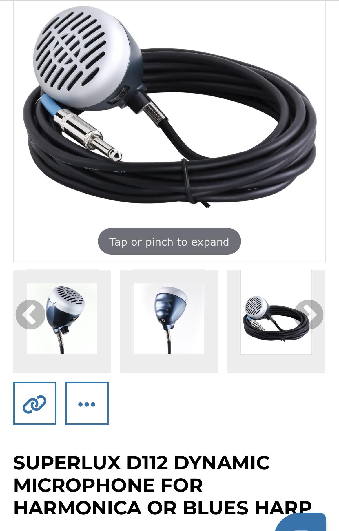 Is the Superlux D112 a good second harp mic?