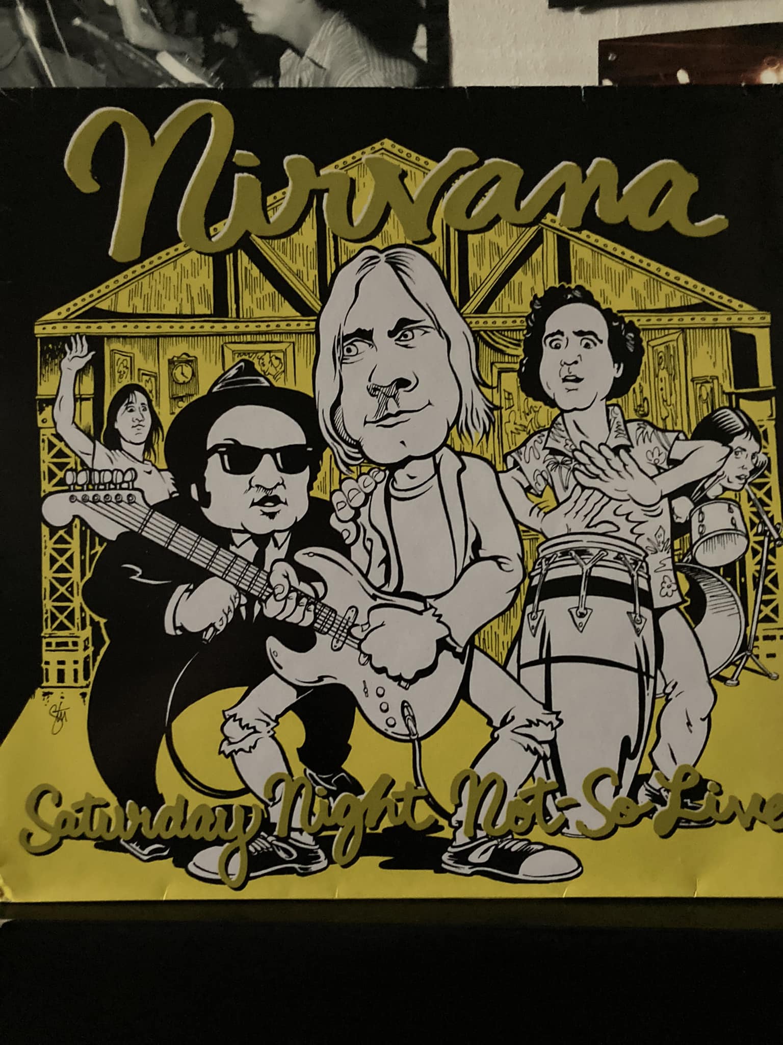 A Nirvana bootleg I bought years ago. Bought it mainly for the cover