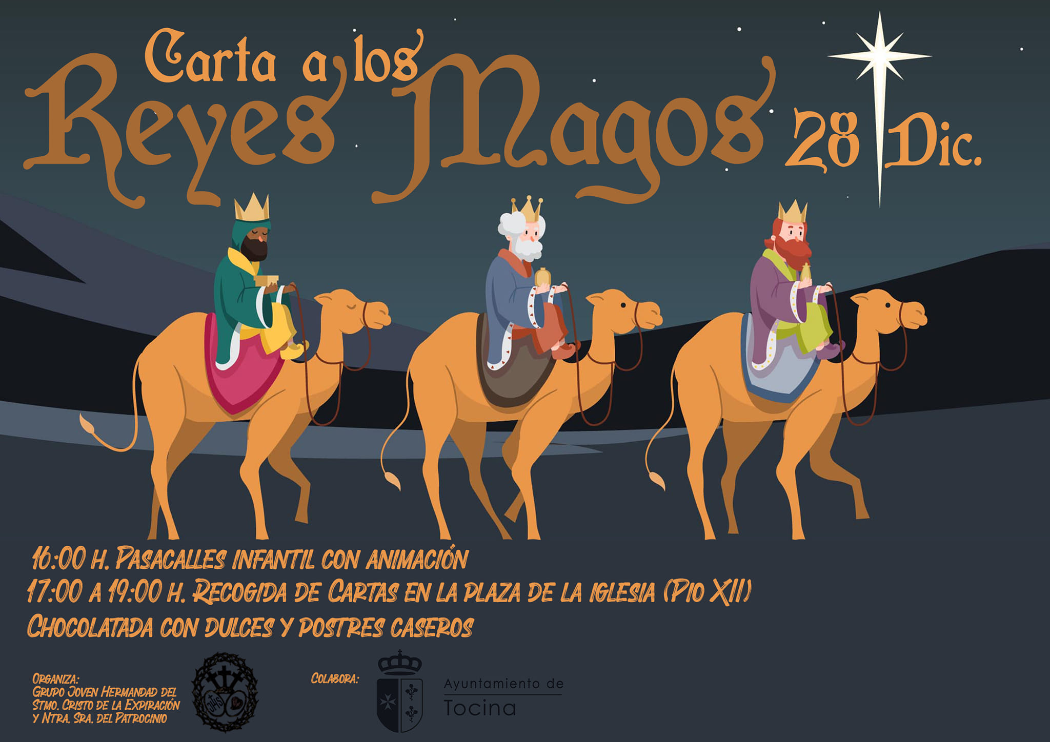 ⚫⚪ RECOGIDA DE CARTAS POR SS.MM. LOS REYES MAGOS Como es tradicional ...