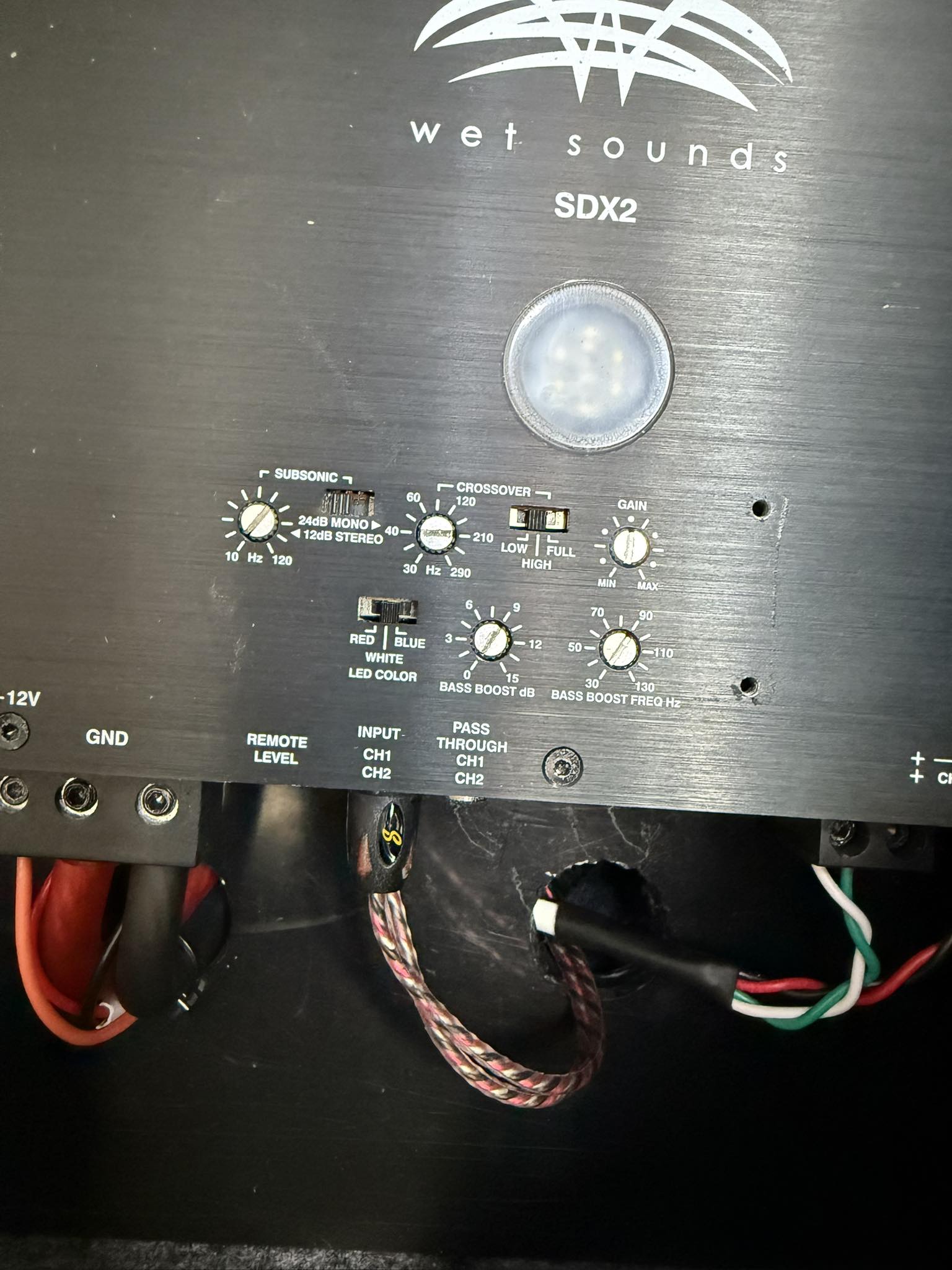 What are the recommended settings for WS Sinister SDX-2 amp with