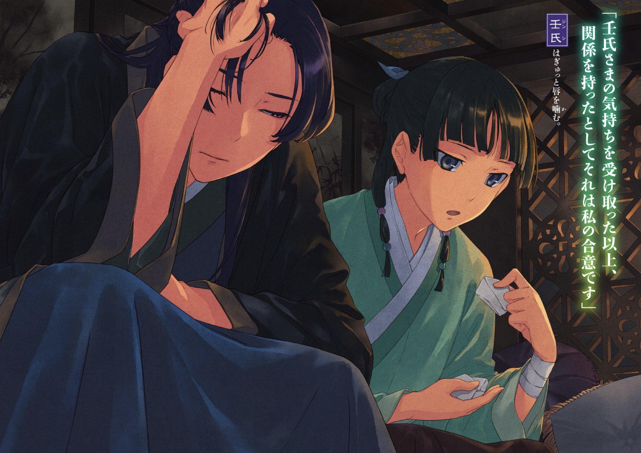 Did you know that Maomao and Jinshi almost did the deed in LN 13 