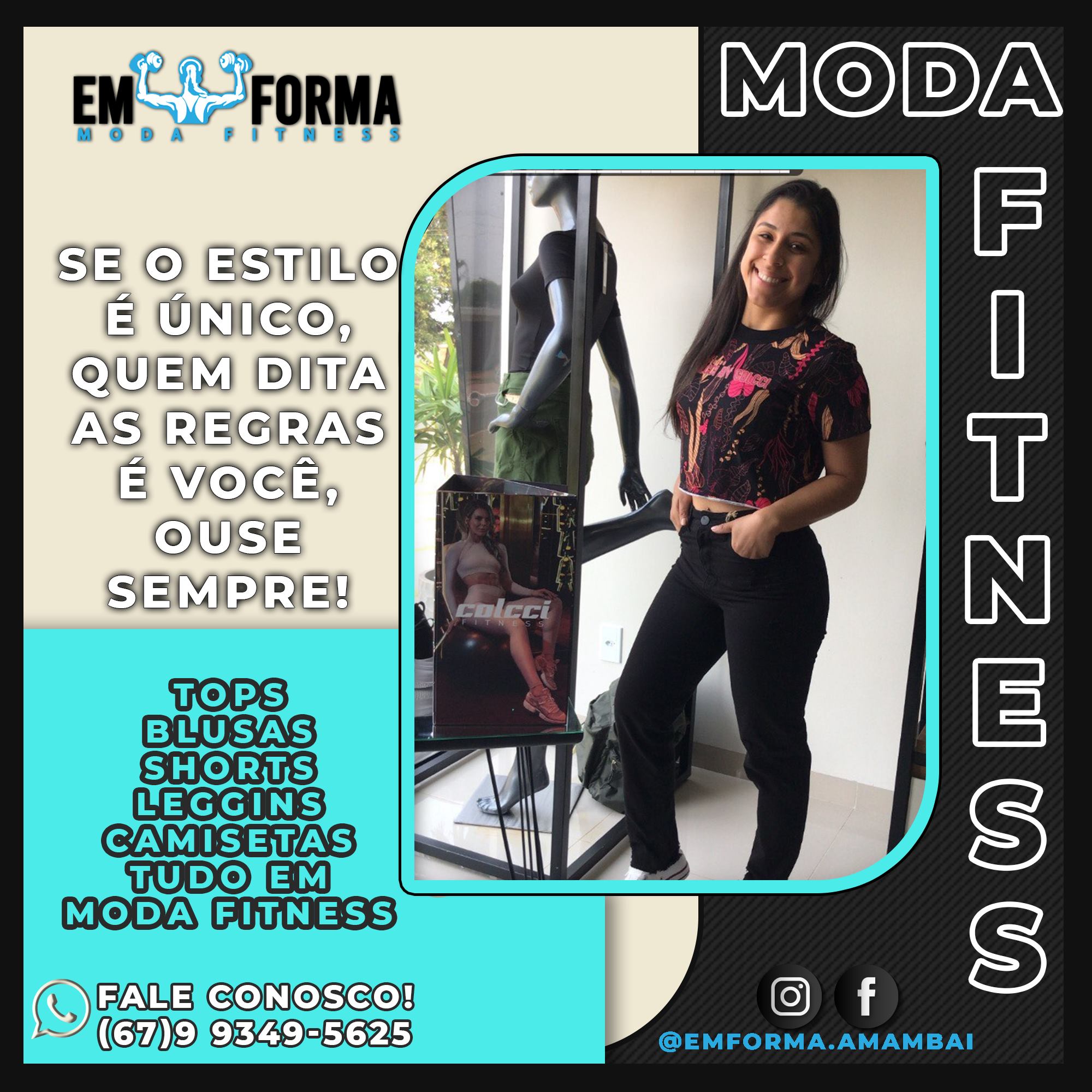 Em - Se o estilo é único, quem dita as regras é você, ouse sempre! 🔷 ...