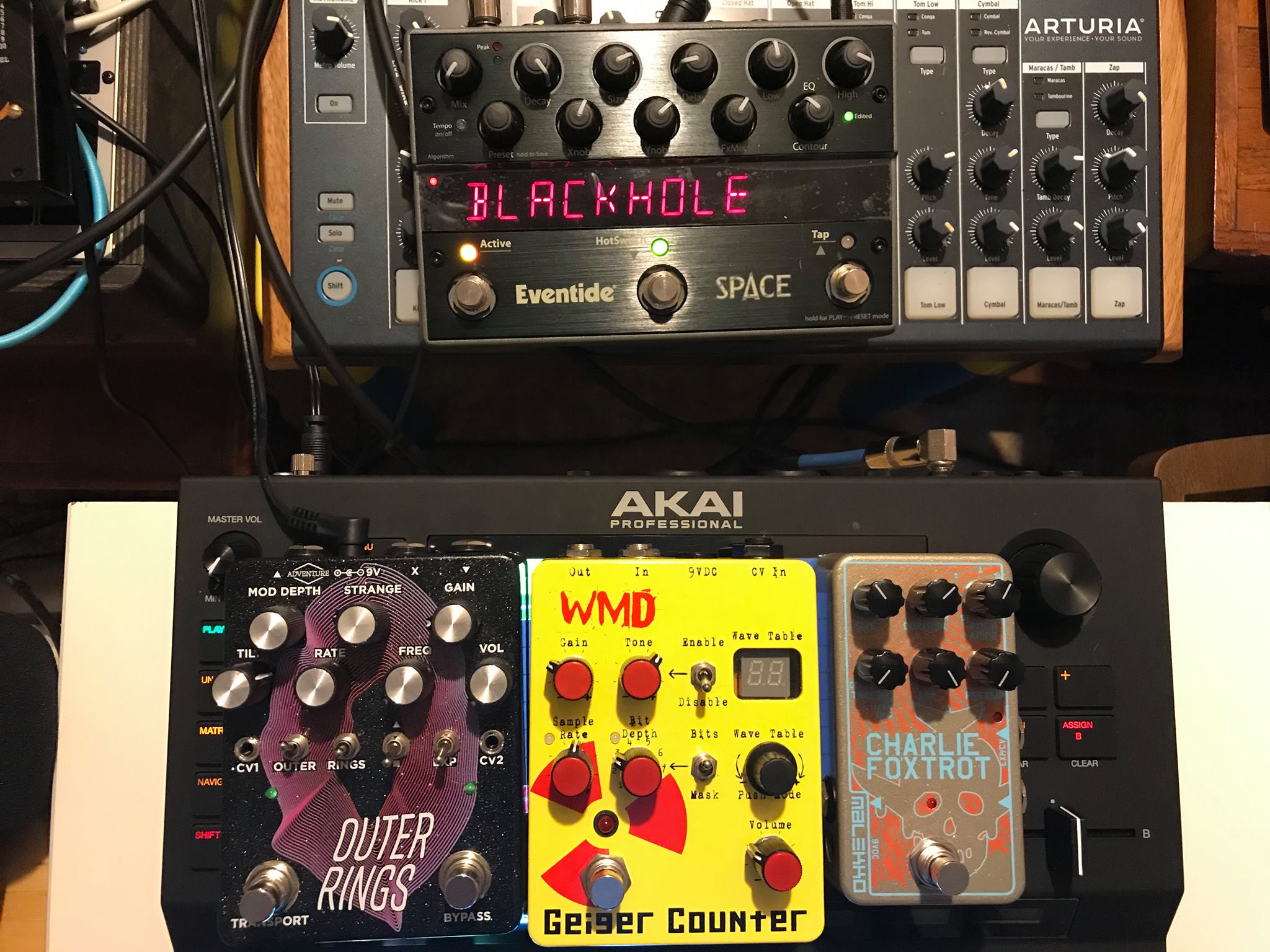What effects units do you use for synthesizers and drum machines?