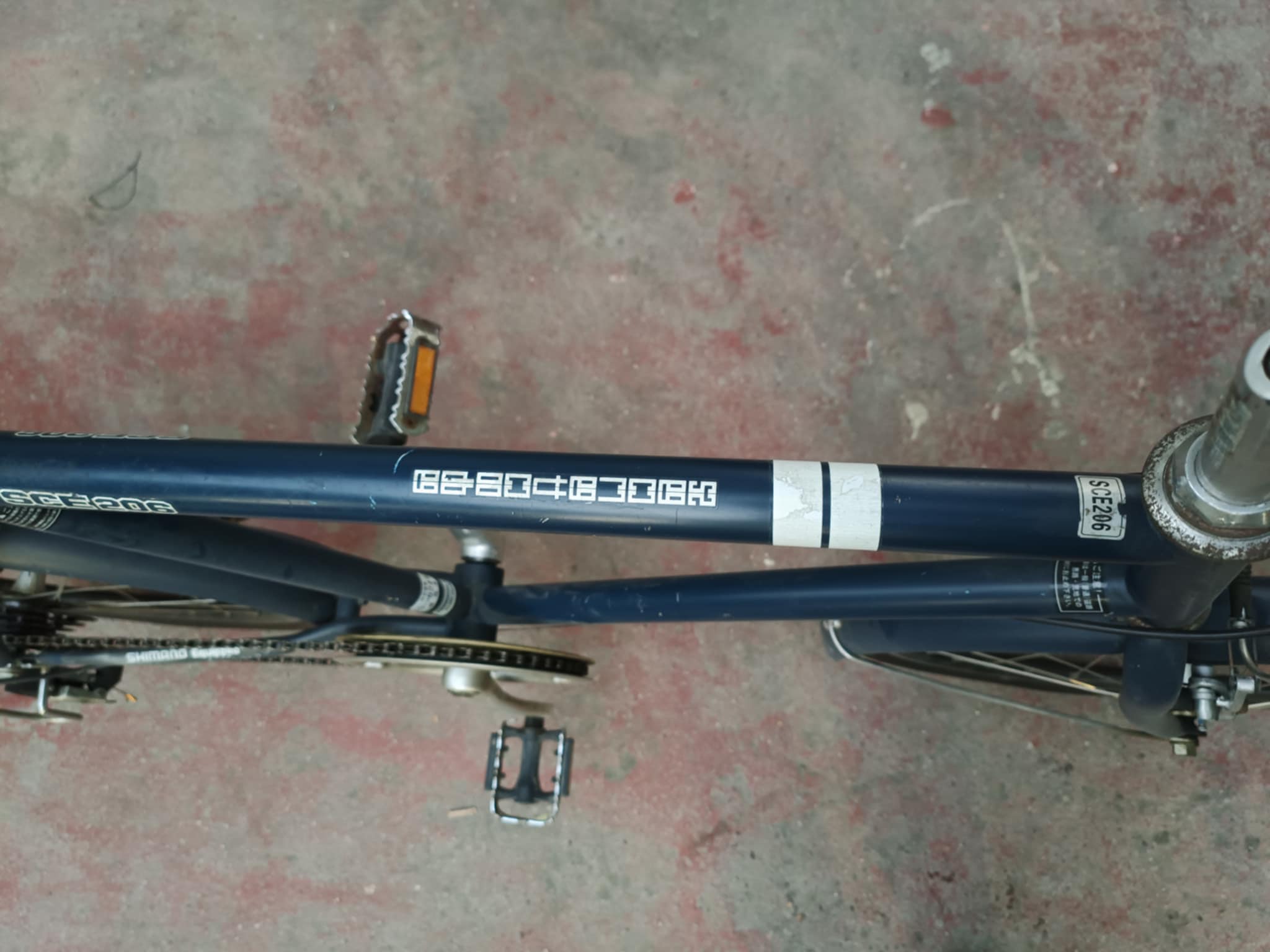For sale Asahi SCE206 Mini velo Steel Frameset Toptube 52cm 