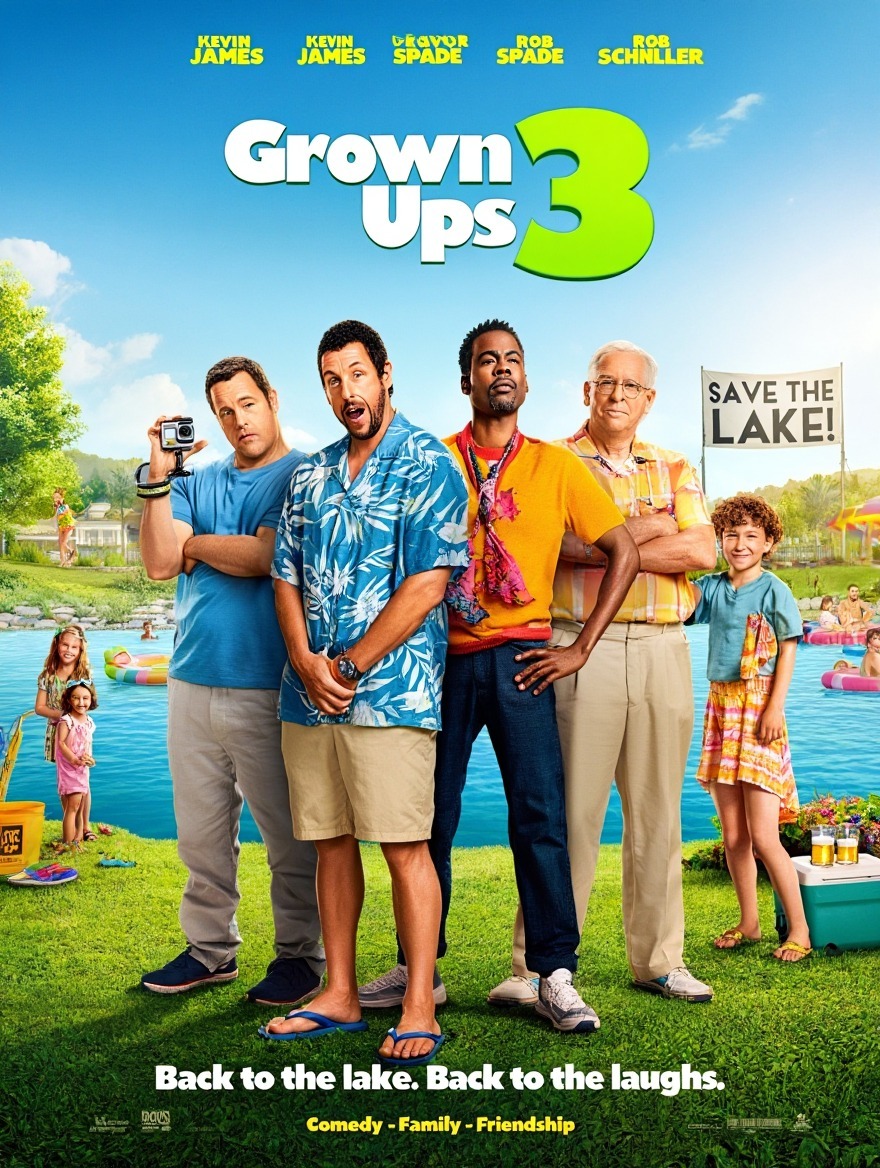 Grown Ups 3 (2025) reunites Adam Sandler and friends