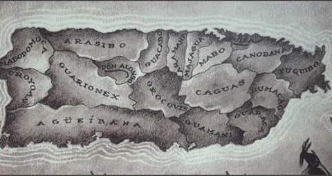 La mapa original de Boriken... - Boricuas Distinguidos 2.0