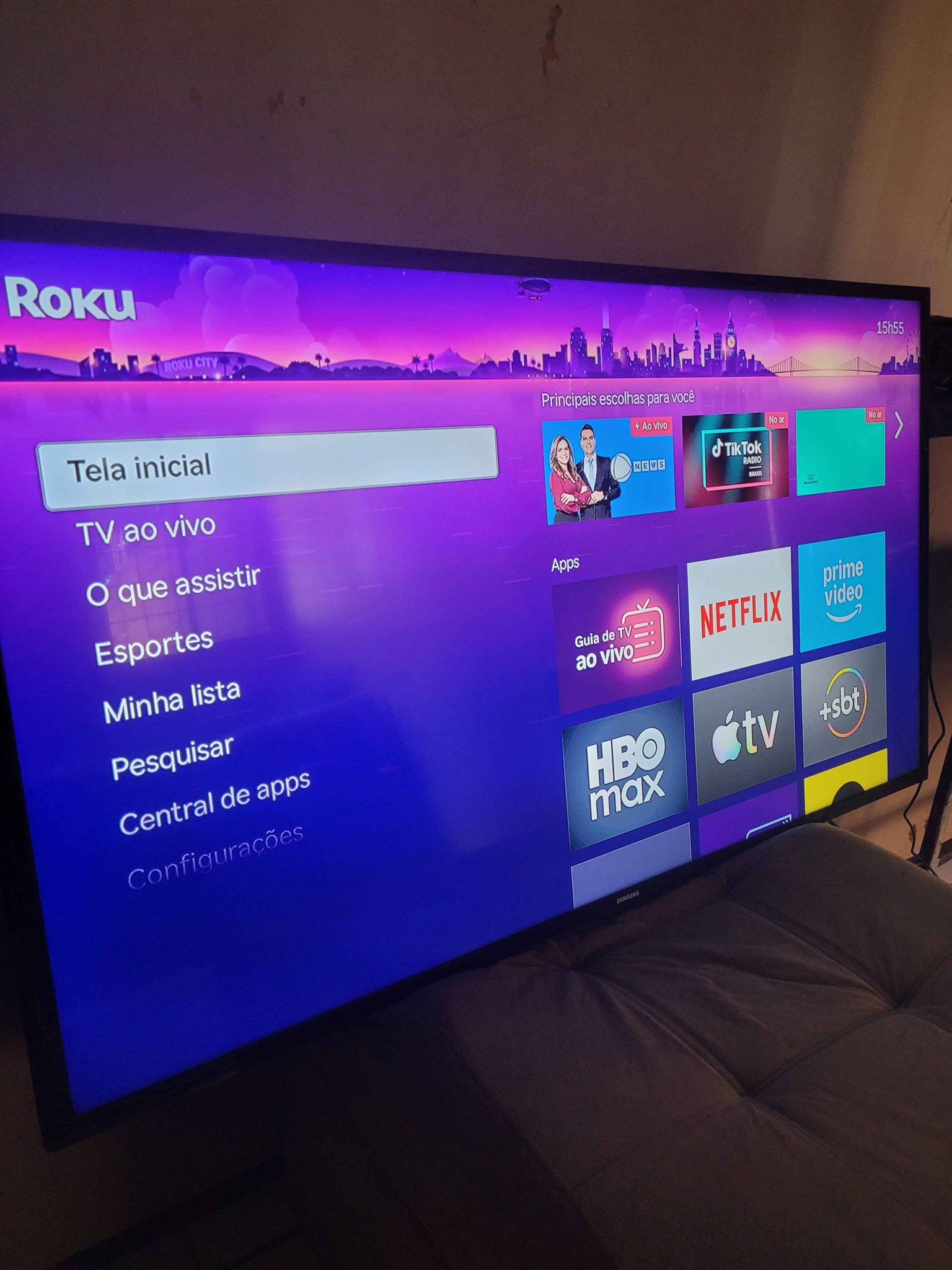 Televisão SMART SAMSUNG 48 polegadas - TV's - Águas Lindas de Goiás ...