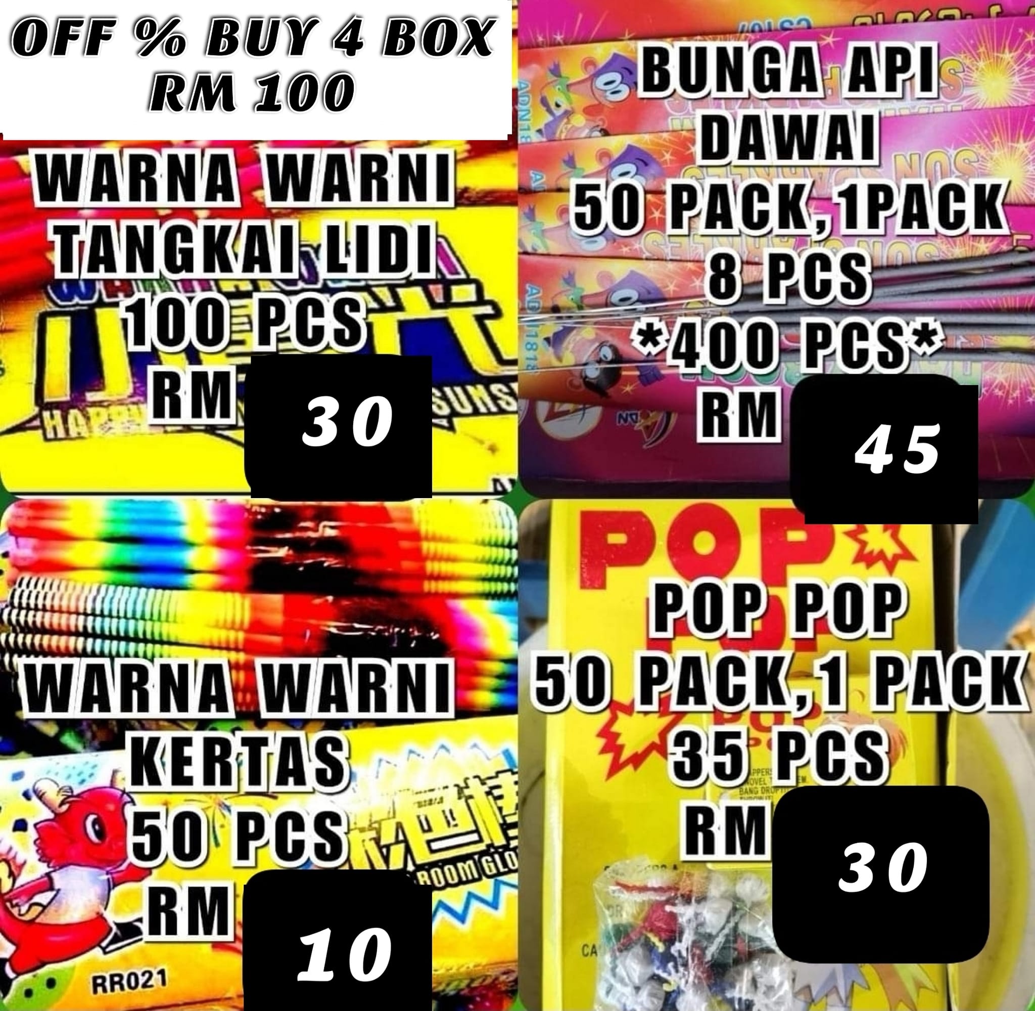 Bunga Api Murah | Kota Kinabalu