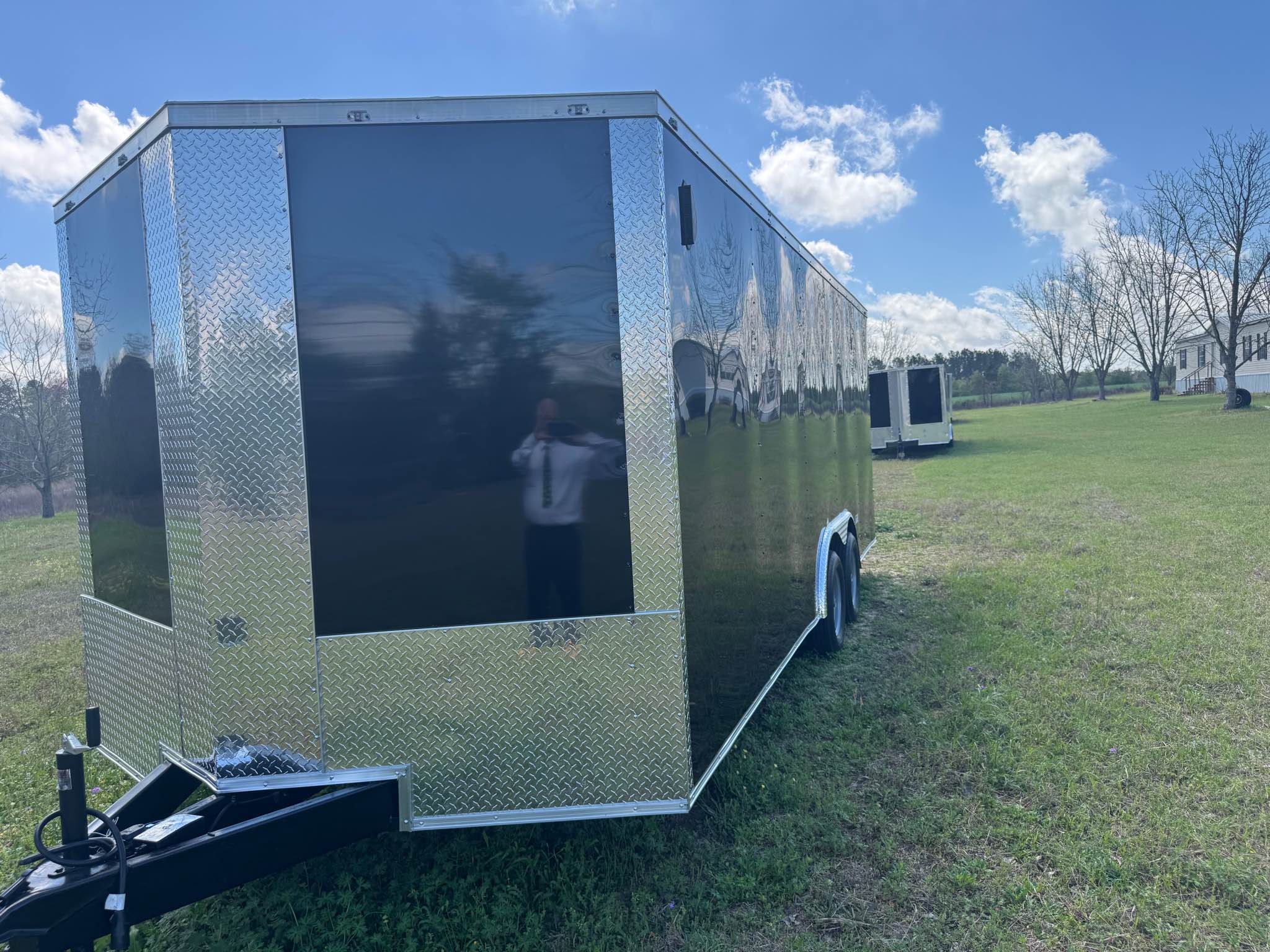 Brand new 8.5 X 20 enclose Cargo trailer poly core siding - Utility ...