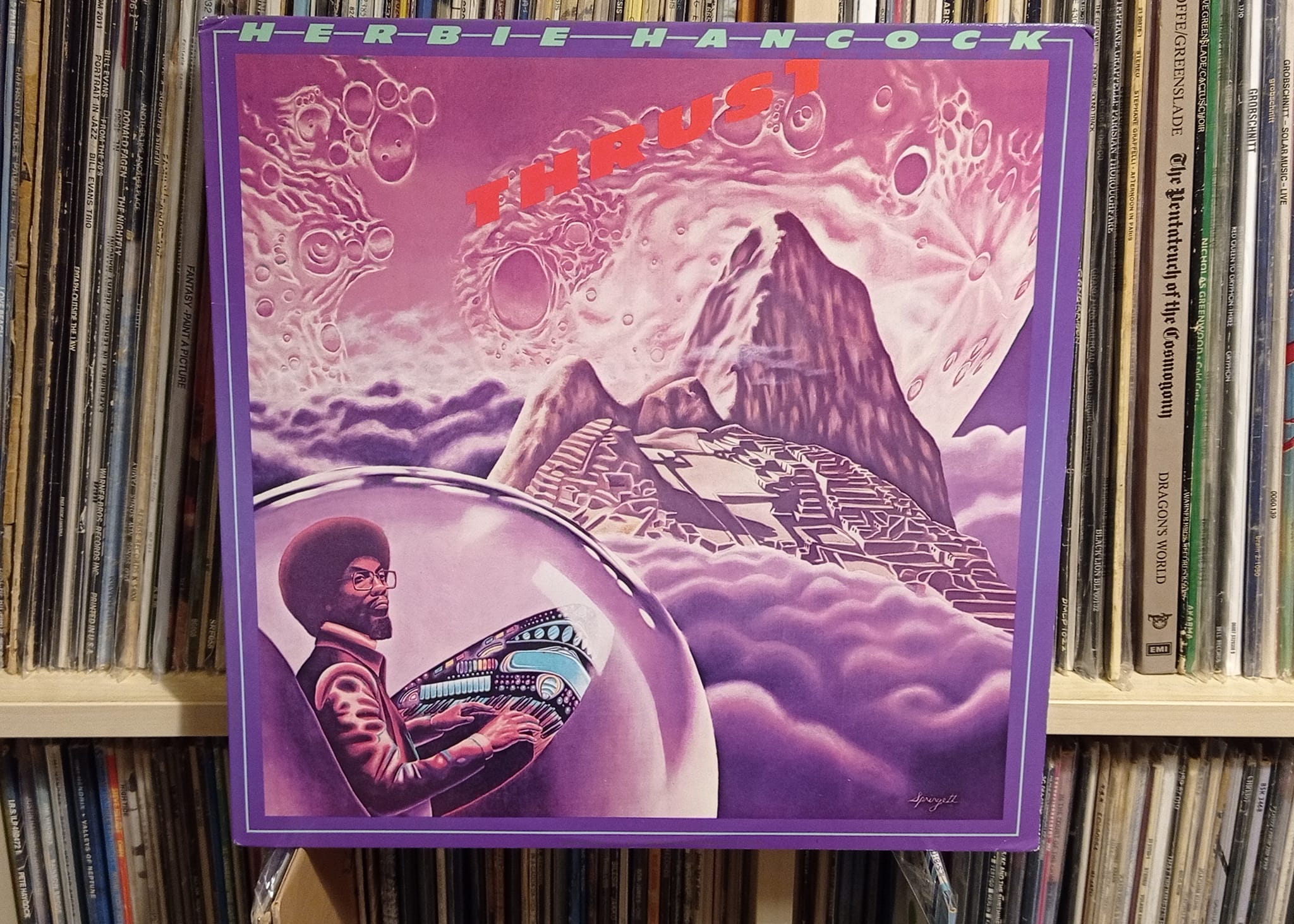 Herbie Hancock. Thrust, 1974. One of my favorite.