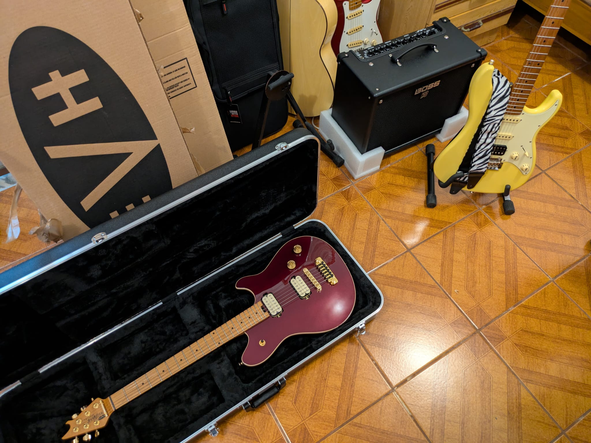 EVH Wolfgang Special modded with Bare Knuckle 'The Mule' pickups