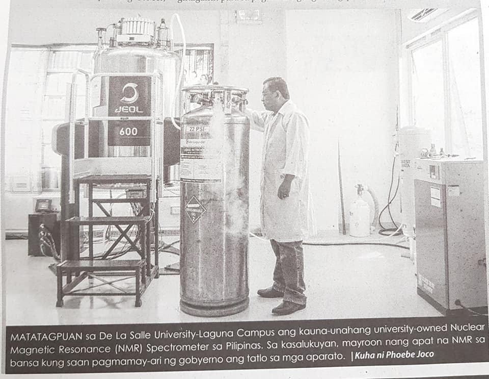 DLSU NMR Laboratory added a new photo. - DLSU NMR Laboratory