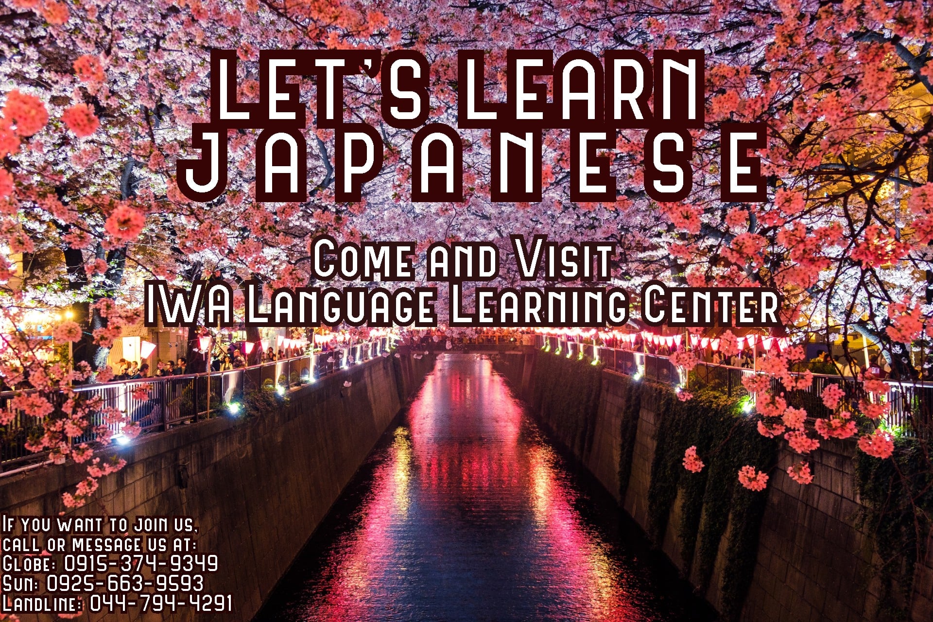 LET'S LEARN NIHONGO! 👨‍🏫... - IWA Language Learning Center | Facebook