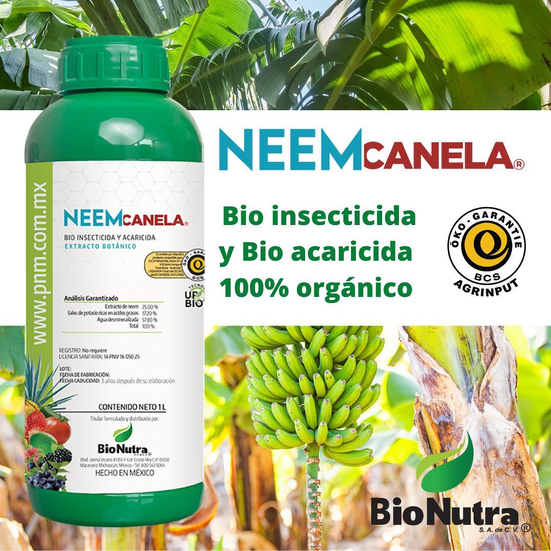 Bio Nutra - 🍅🥕🌽 Bio insecticida y Bio acaricida 100%...