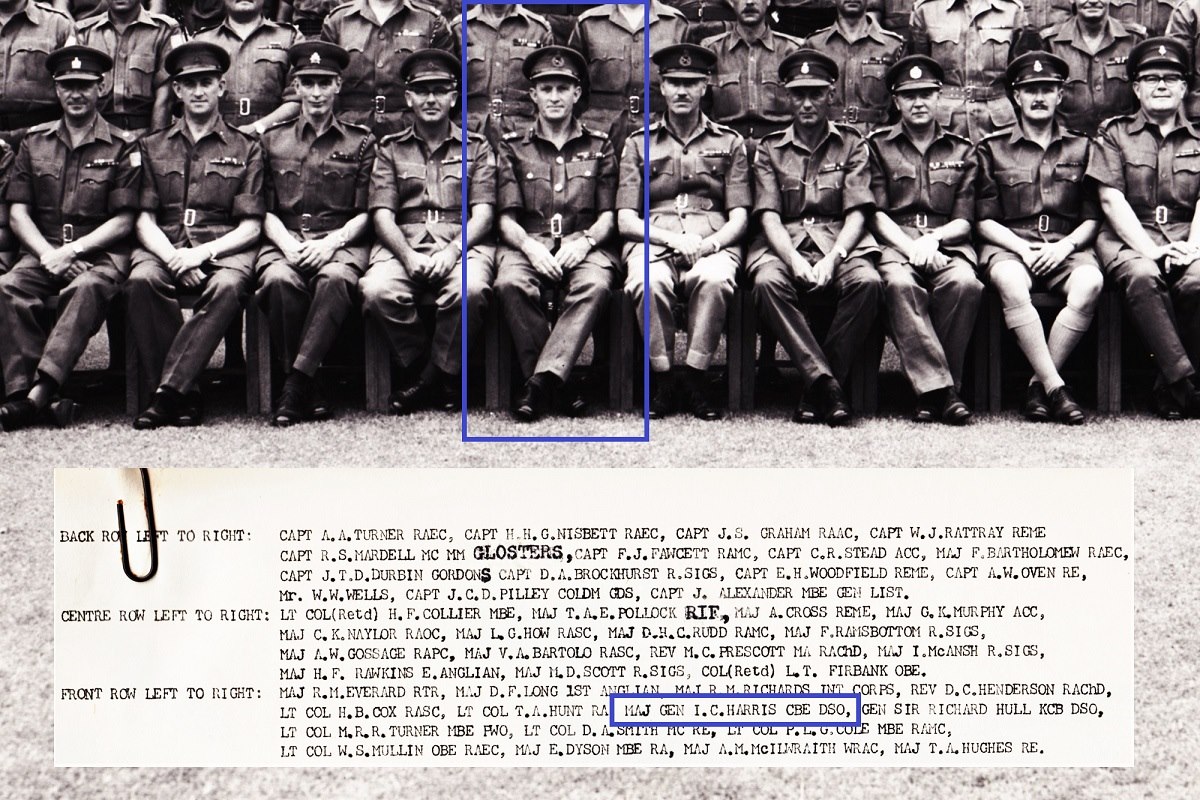 Thanks - Lieutenant-General Sir Ian Cecil ‘Tommy’ HARRIS KBE CB DSO ...