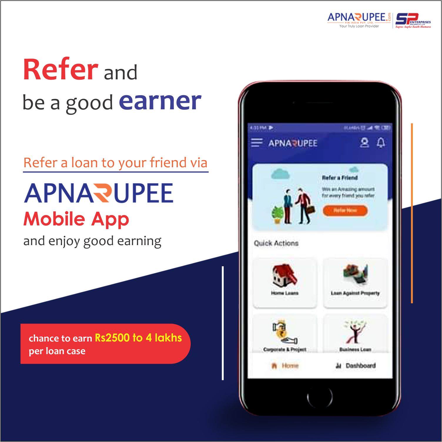 S.P. - Refer And Be A Good Earner SP enterprises with Apnarupee brings ...