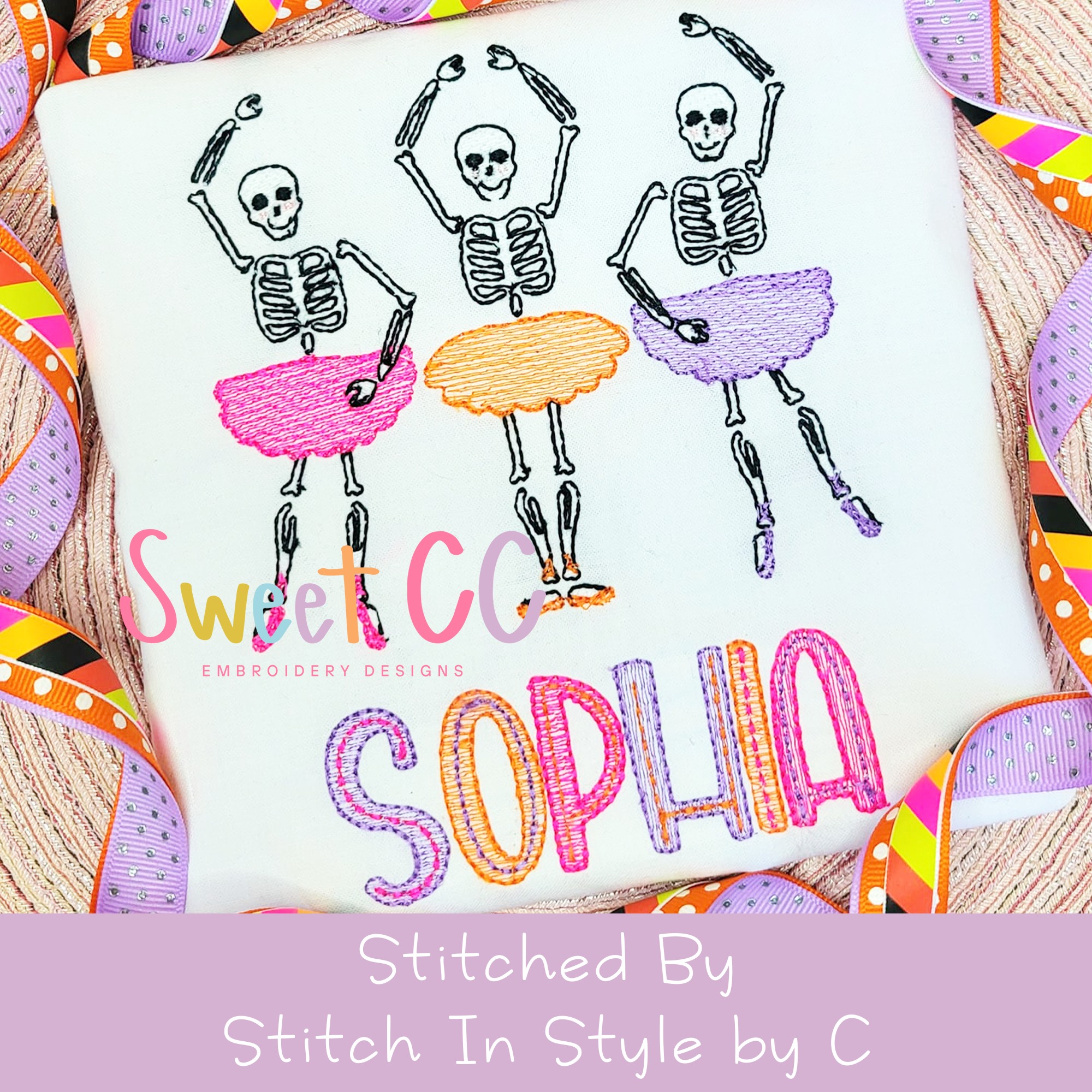 Sweet CC Embroidery Designs | Destin FL