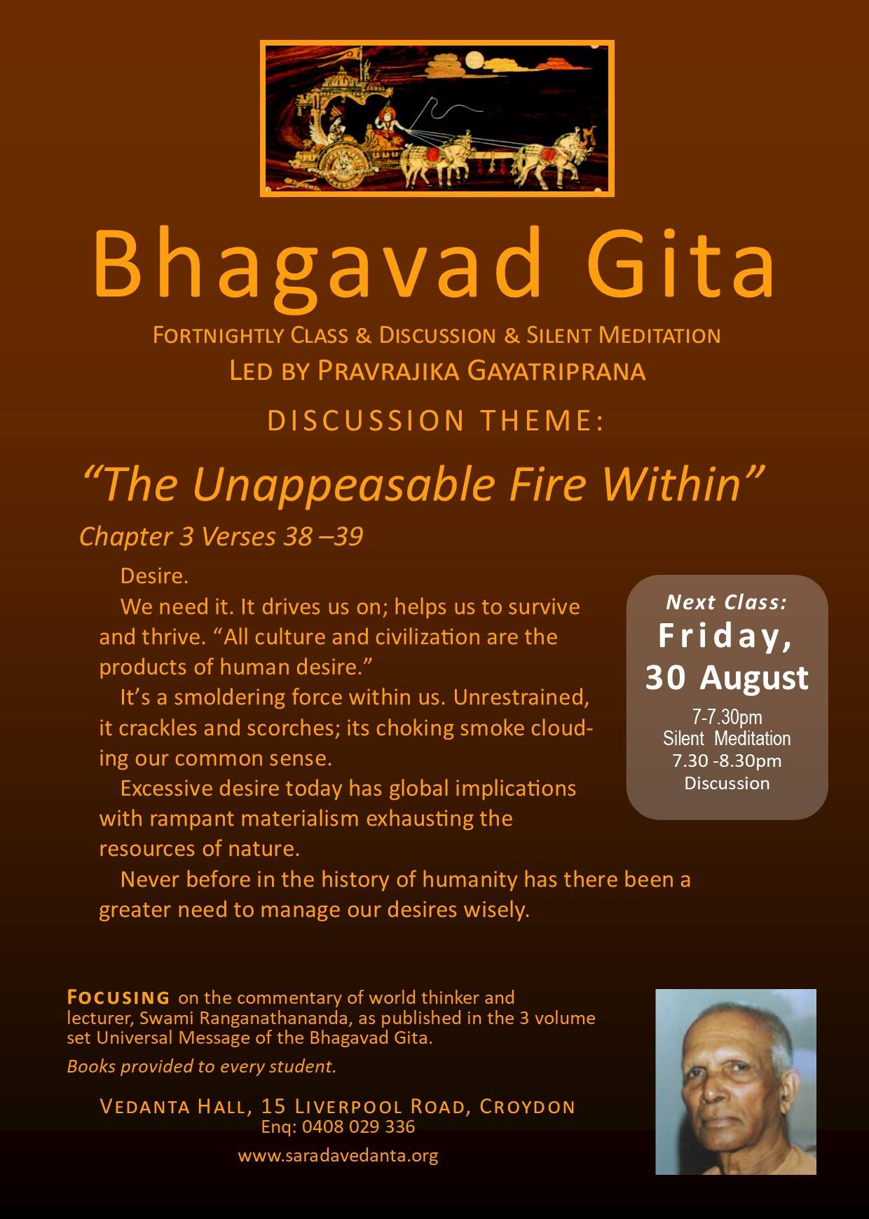 How to deal with the... - Vedanta Society of NSW | Facebook