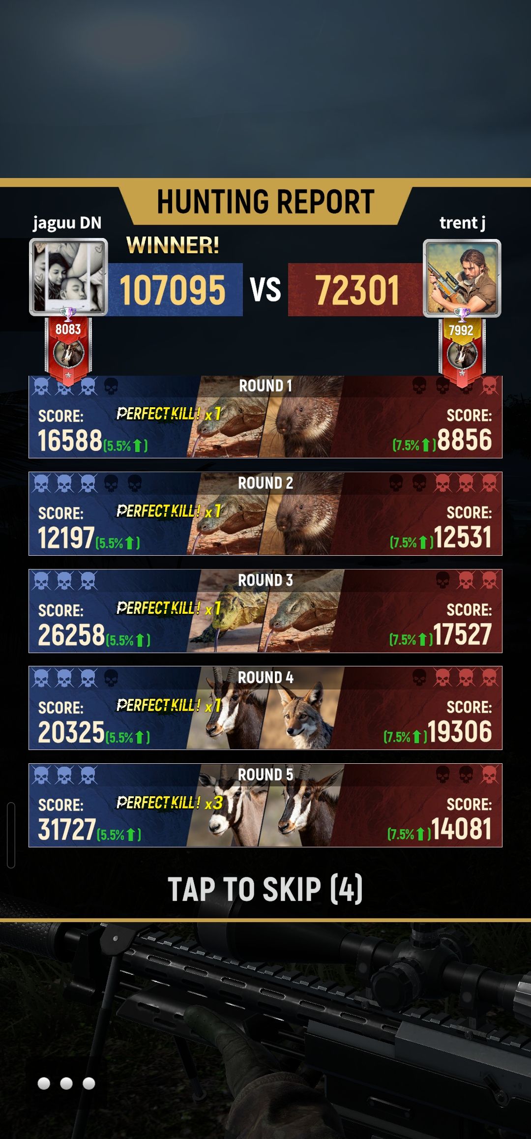New high score achieved in game