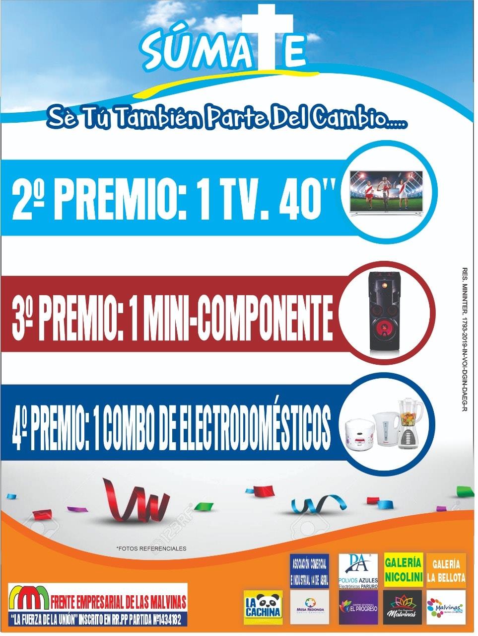 Malvinas Plaza - Se viene la Gran Rifa en el Centro...