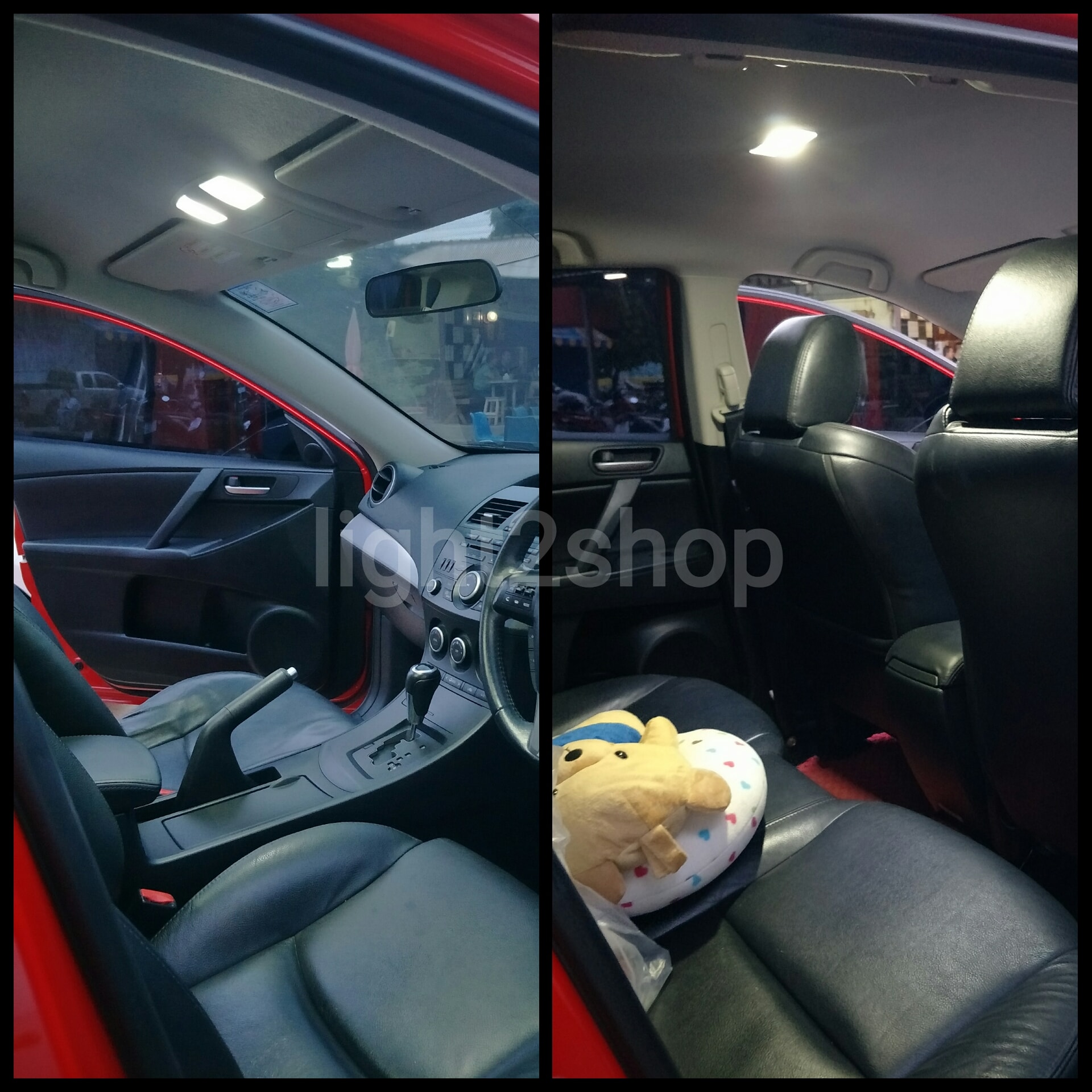 Light2Shop - Mazda3 ติดตั้งหลอดไฟเพดาน+ส่องแผนที่ หลอดชิป... | Facebook