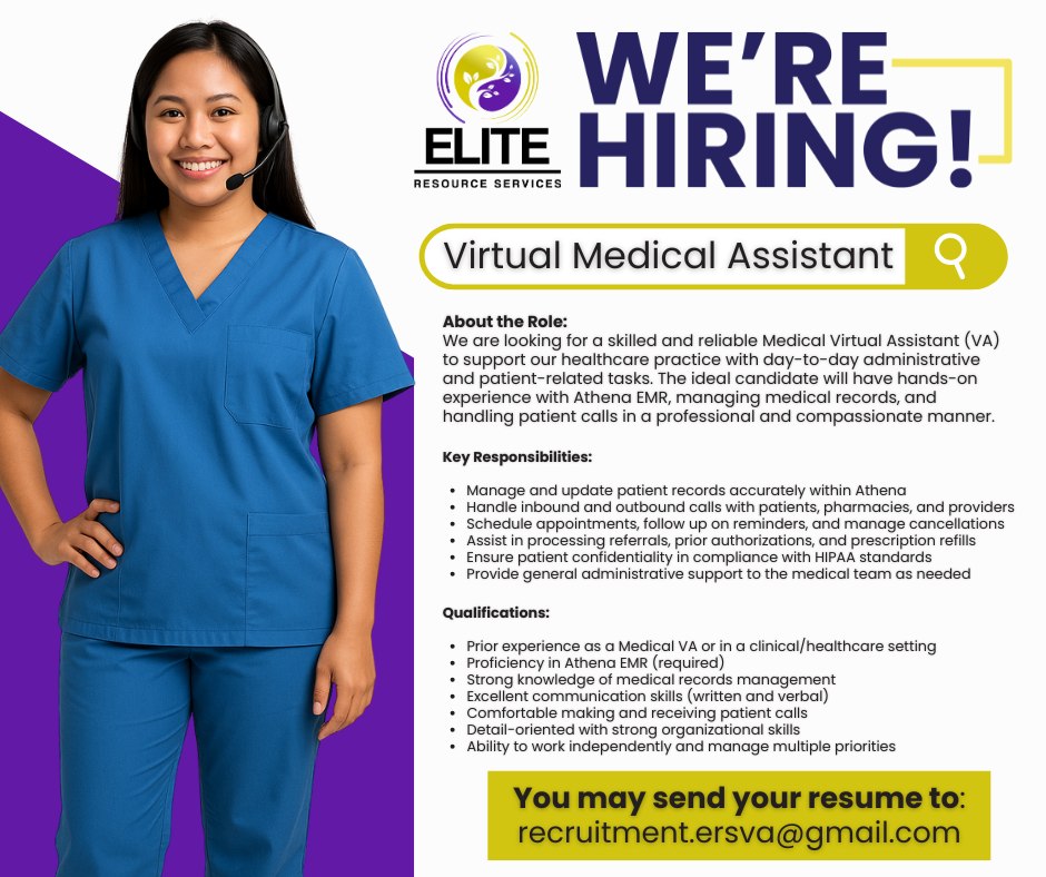 Virtual Assistants Needed for US Medical Practice | # We're Hiring ...