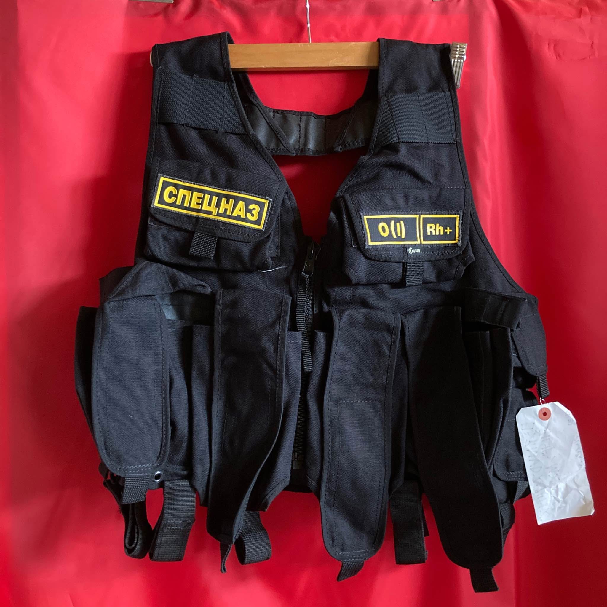 SPLAV oldschool black Tarzan M22 vest, holds 8 AK mags, good used