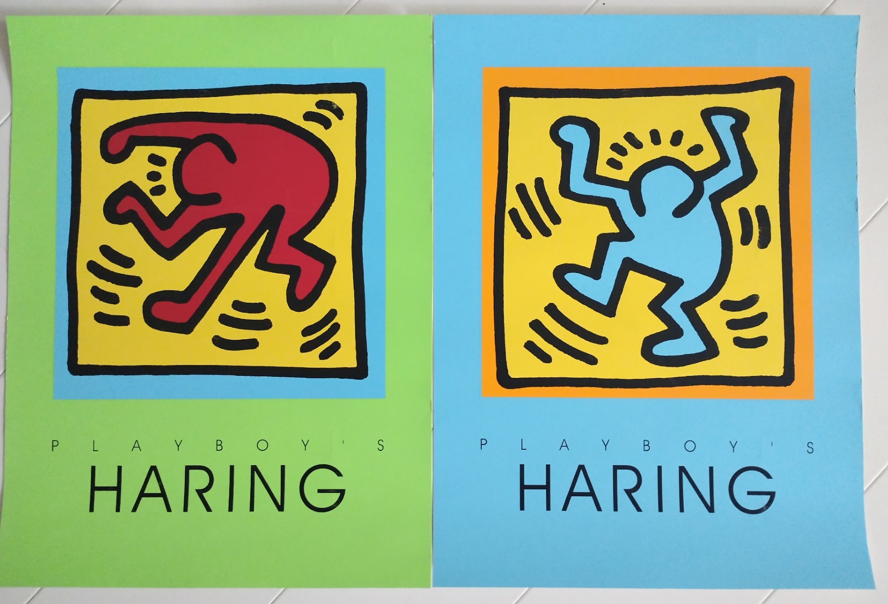For sale: Keith Haring x Playboy screenprints Size: 60 x 45 cm 24