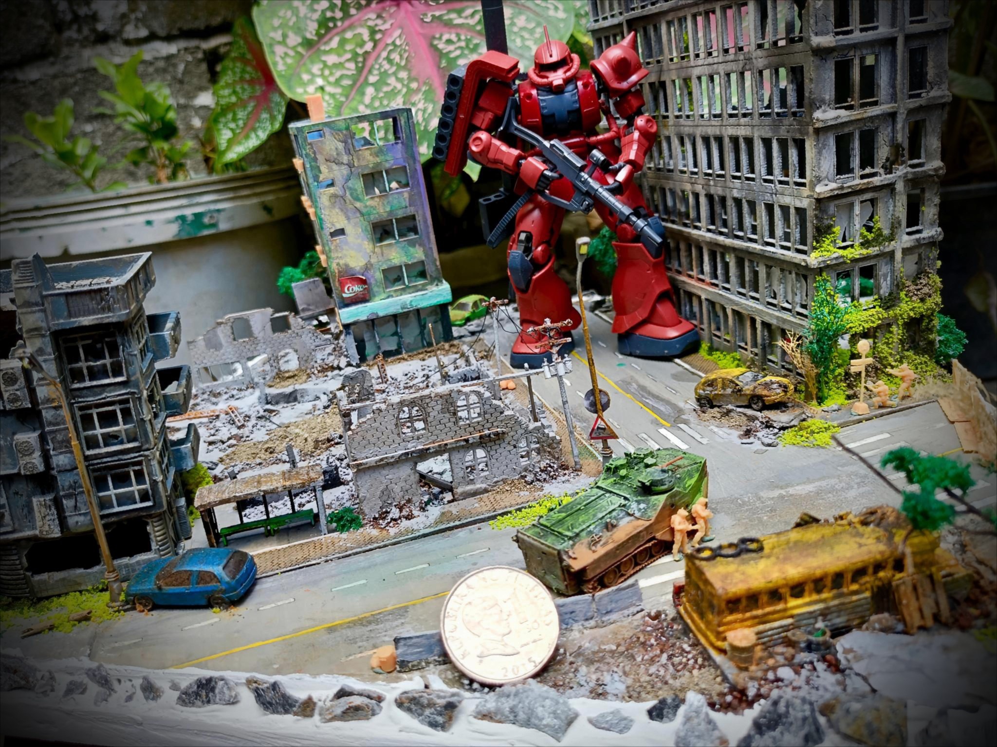 ☆ Diorama Art Zaku diorama art piece
