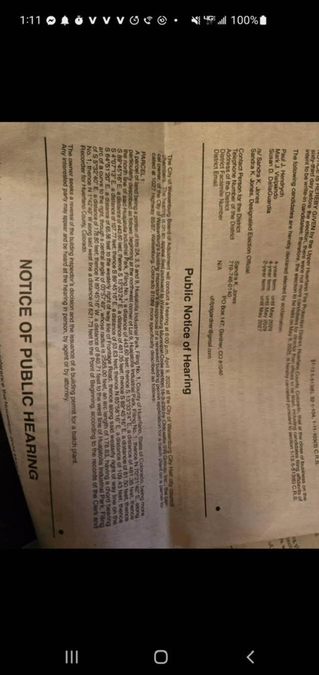 Is anyone opposed to Fremont paving zoning change in Northlands?