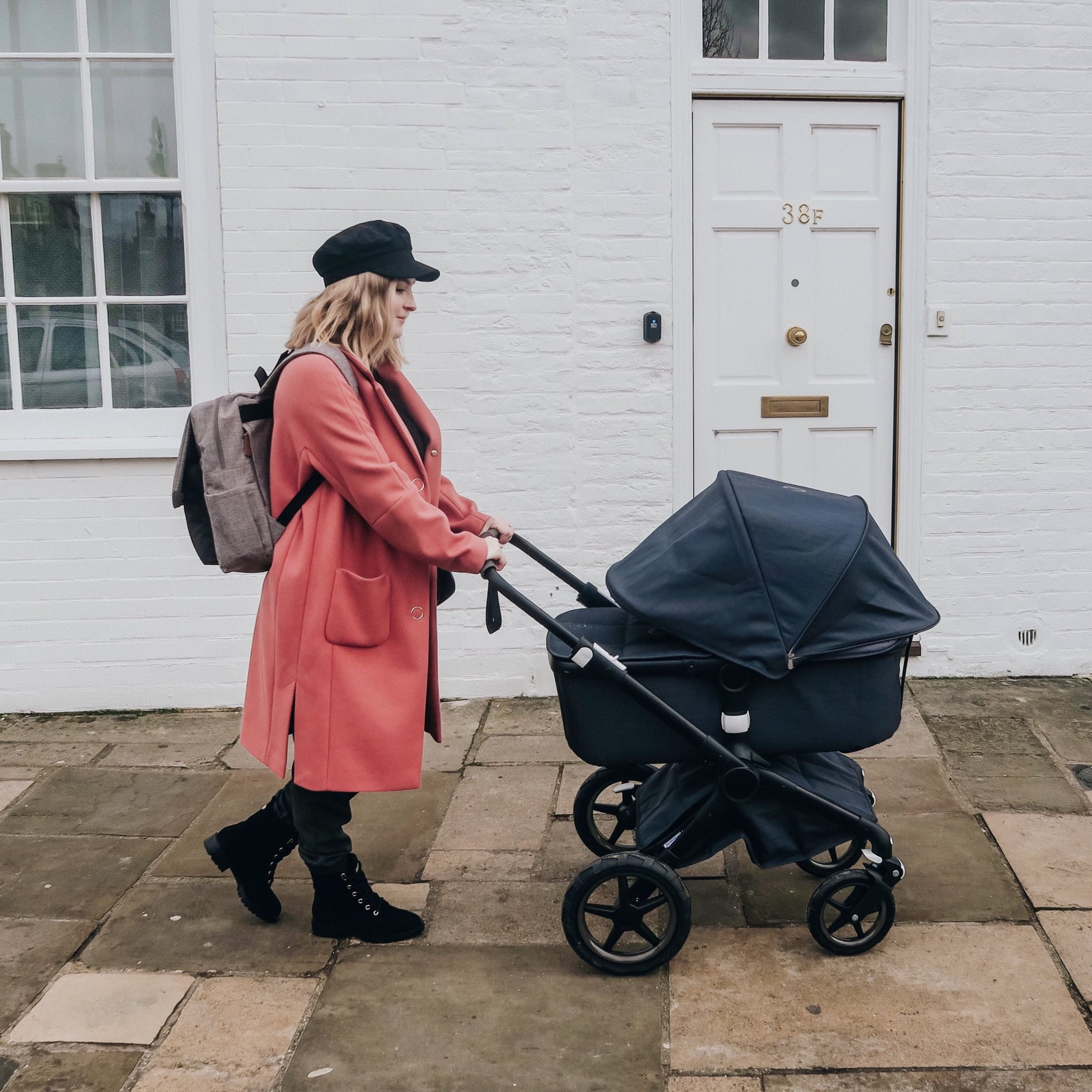 hauck stroller 3 wheels 3-Wheel All Terrain with Raincover, XL Pneumatic Air Wheels, Mesh Window, and Height-Adjustable Handle, UPF 50+ water carafe compact design ensures seamless Break Strength:6 lb F3W-series - Flyreels -