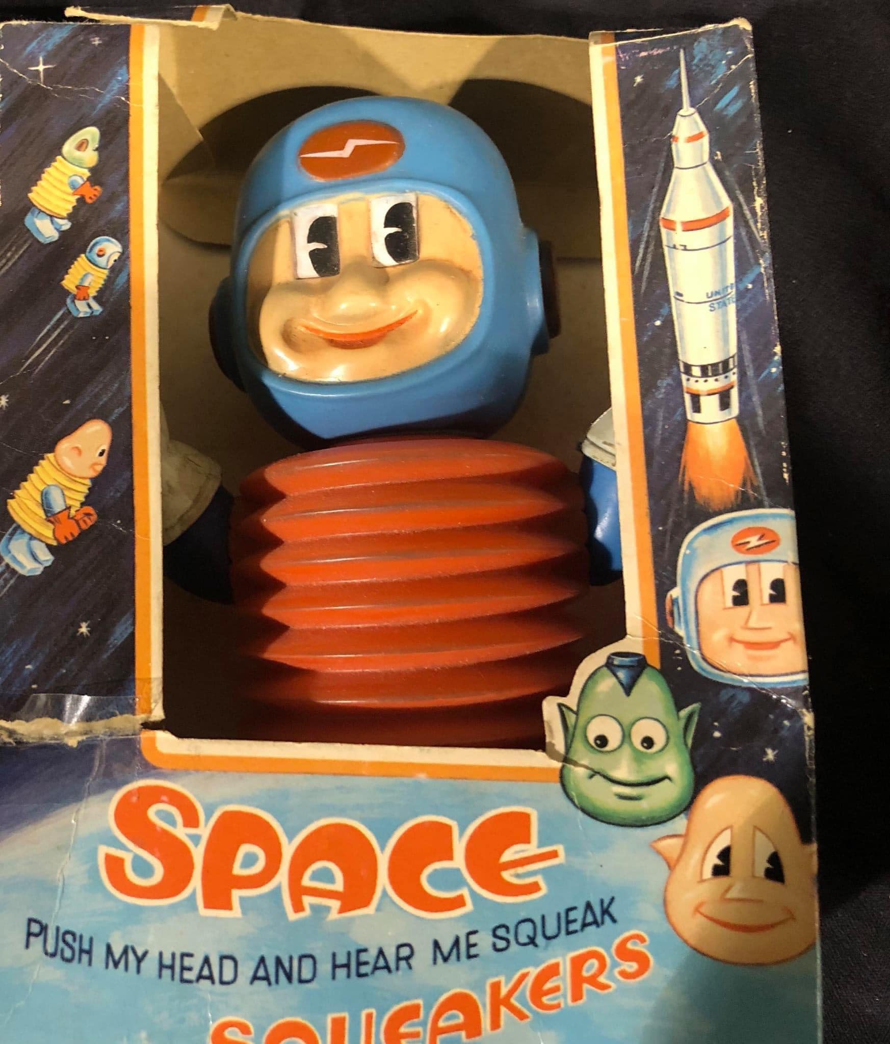 Marx NASA moon scout helicopter space toy