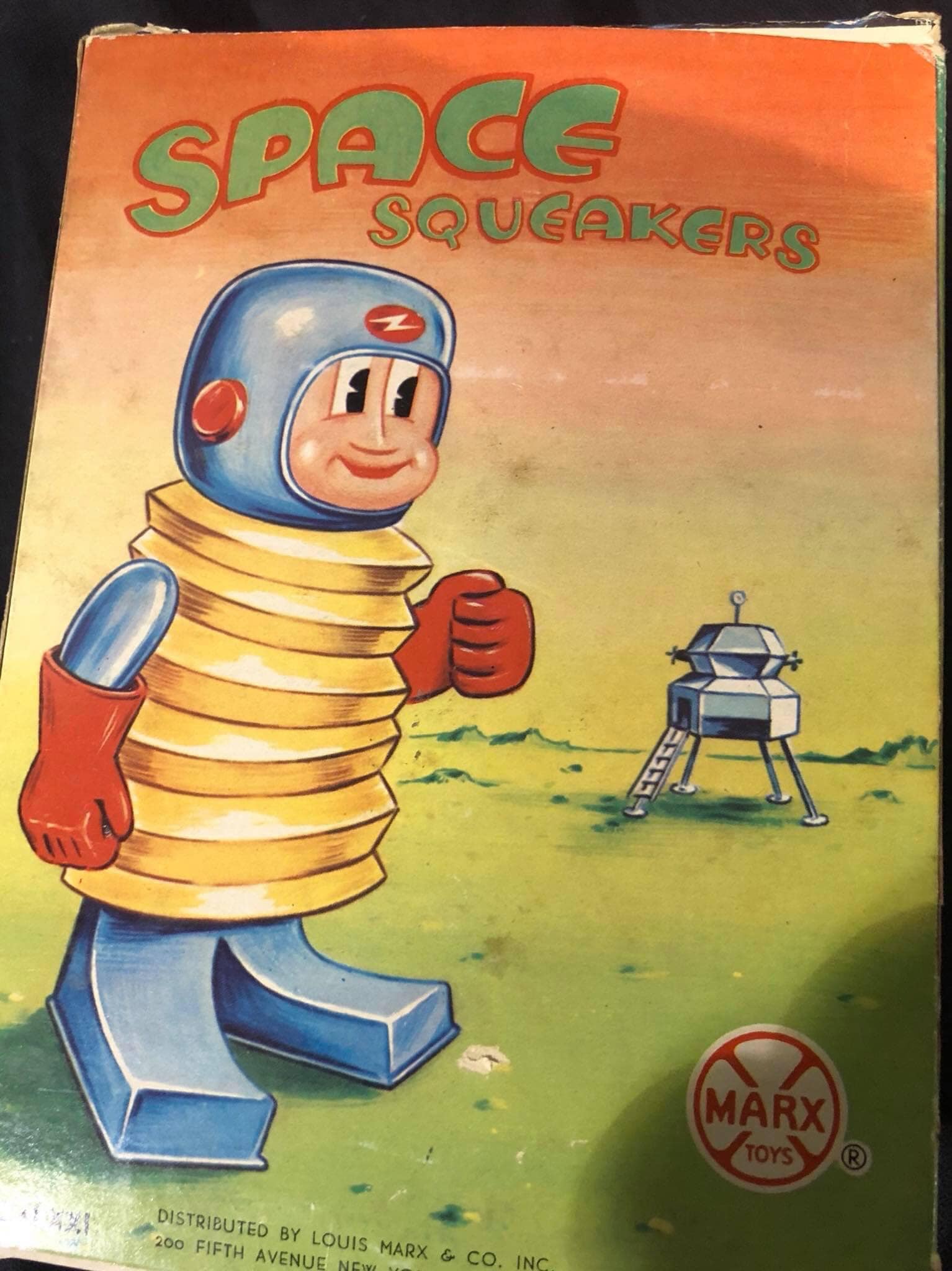 Marx NASA moon scout helicopter space toy