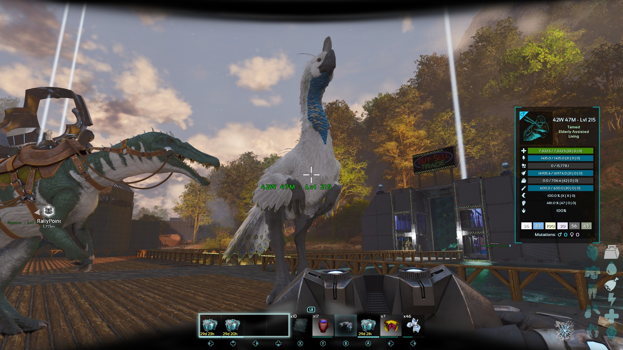 ARK ASCENDED - Gigantoraptor Bébé Solide - Serveur Officiel PVE - Pour Xbox Series X|S, PS5, PC