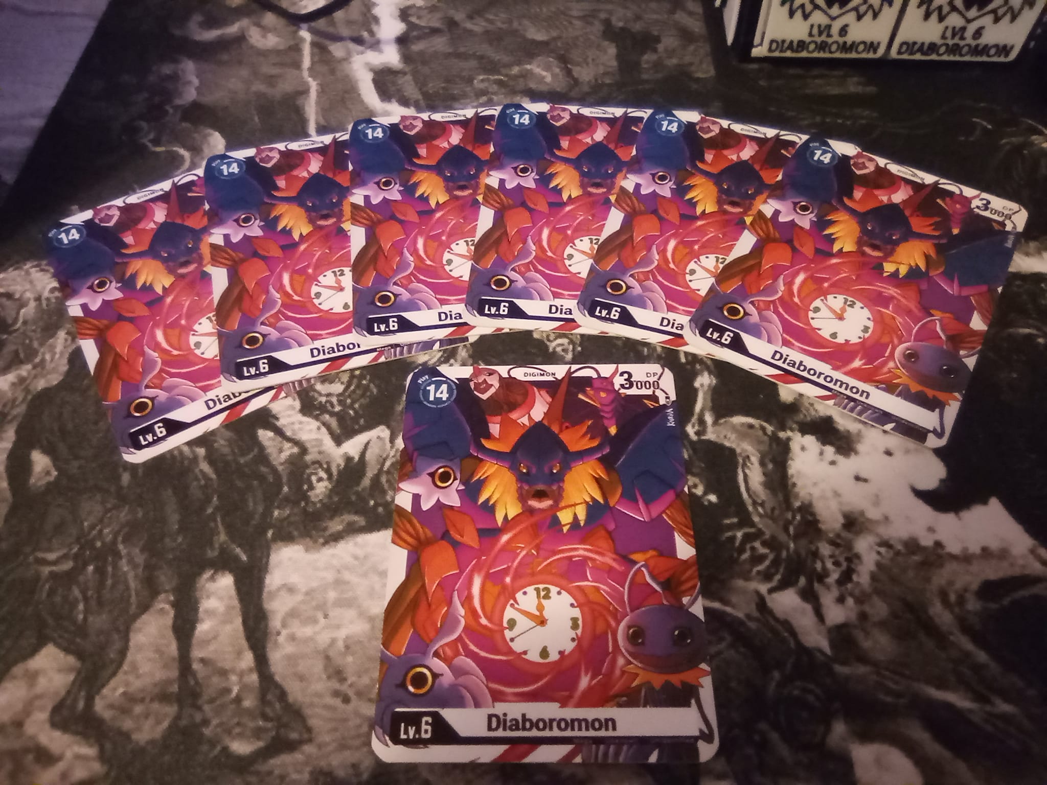 digimon card game diaboromon - Cyber Eden - - (R) Super Rare Digi type Mlikemat New DTCG Duel Playmat