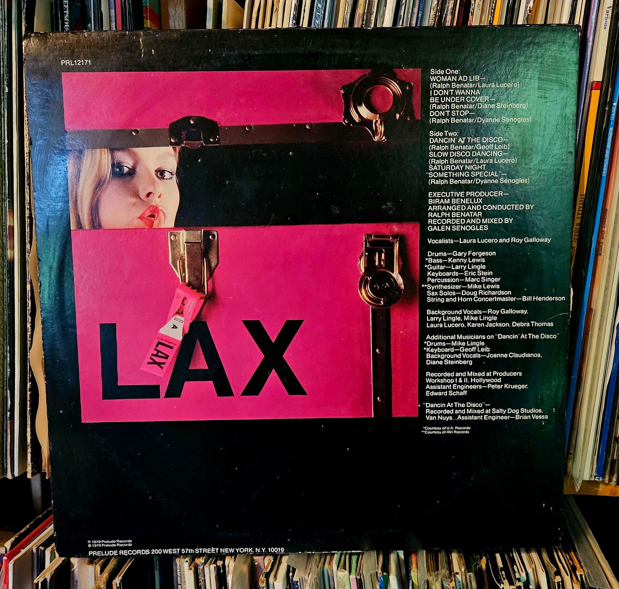 L.A.X. their first album released originally on Prelude, the US
