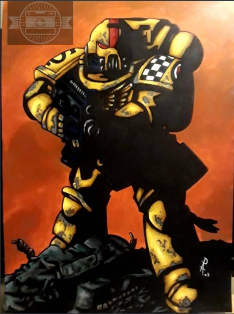 Warhammer 40k art from 2003 for auction