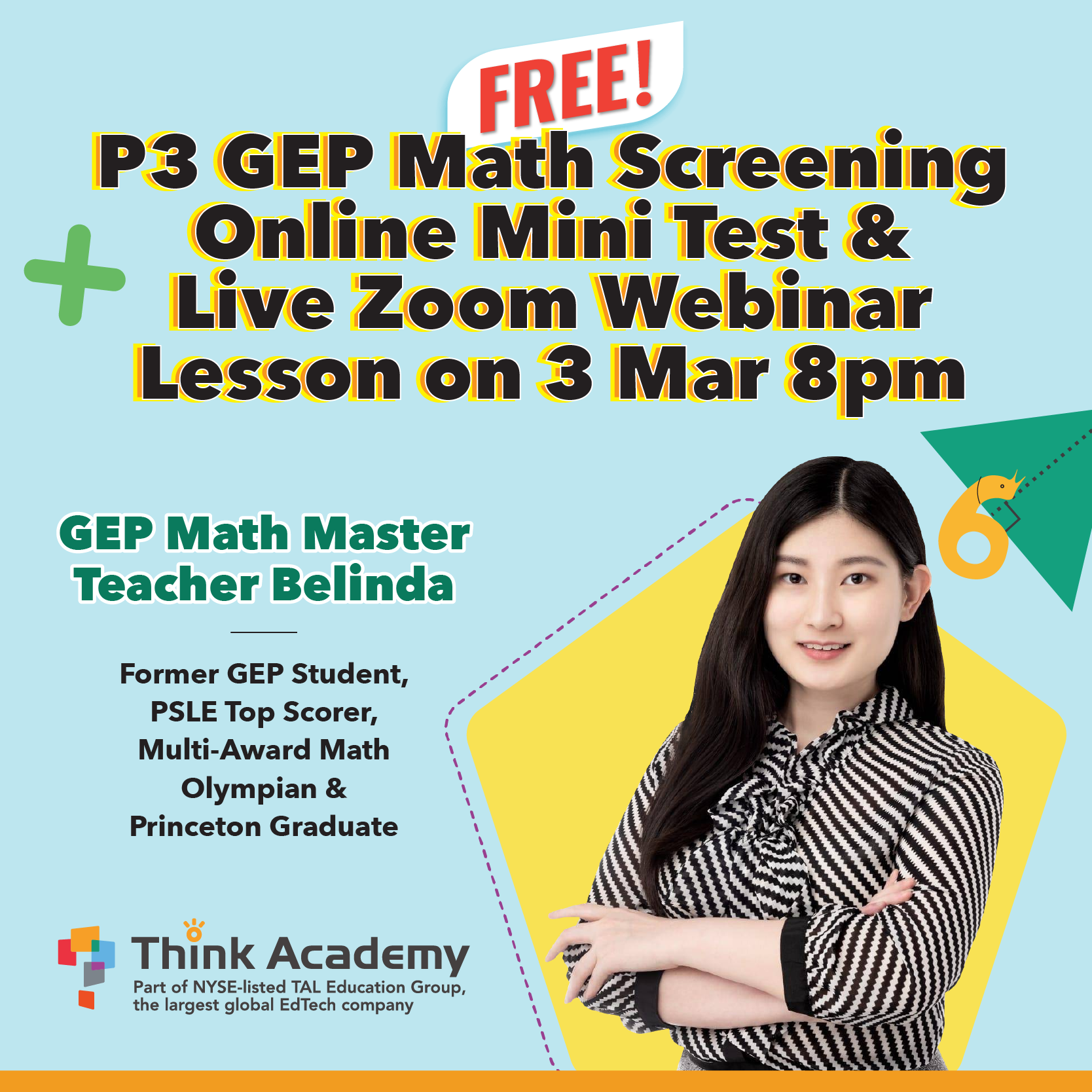 ⭐ FREE Primary 3 GEP Screening... - Think Academy Singapore | Facebook