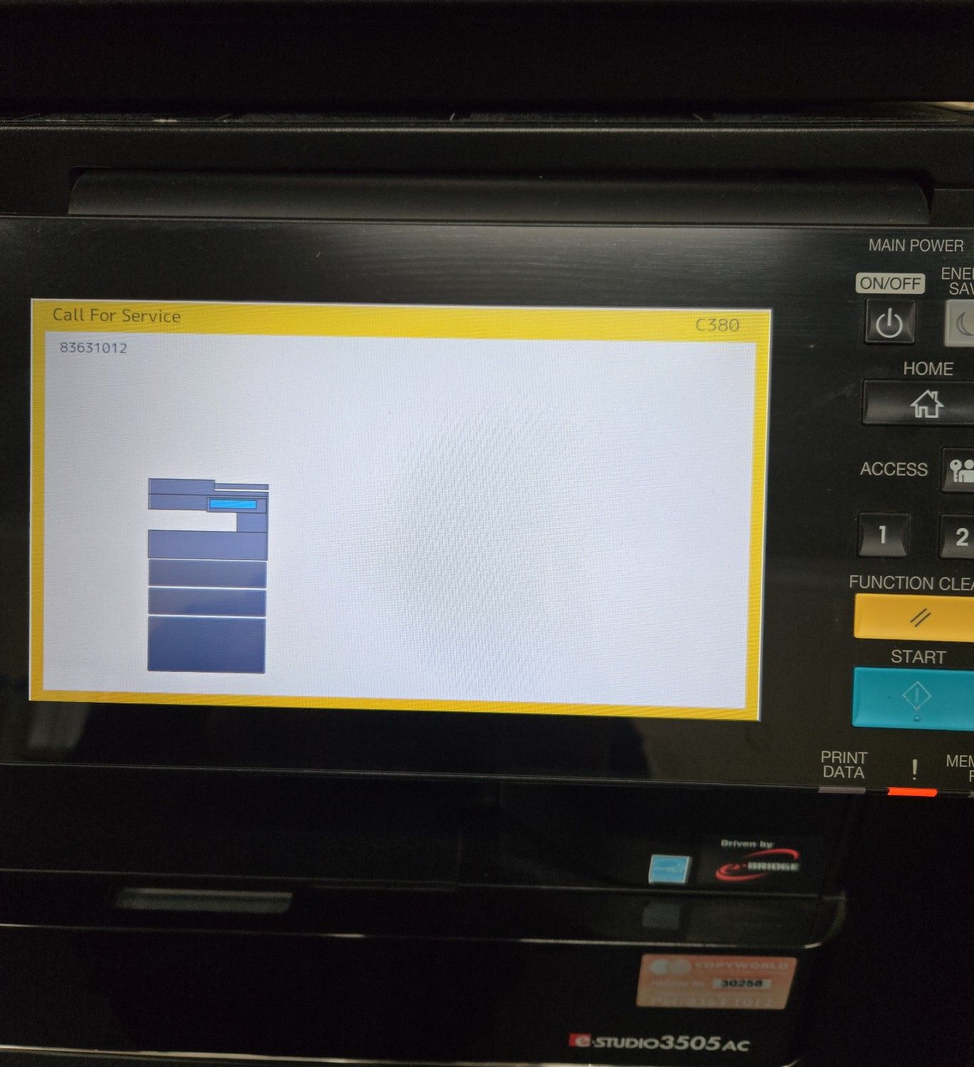 How to fix Toshiba Big Printer Error Code C380?